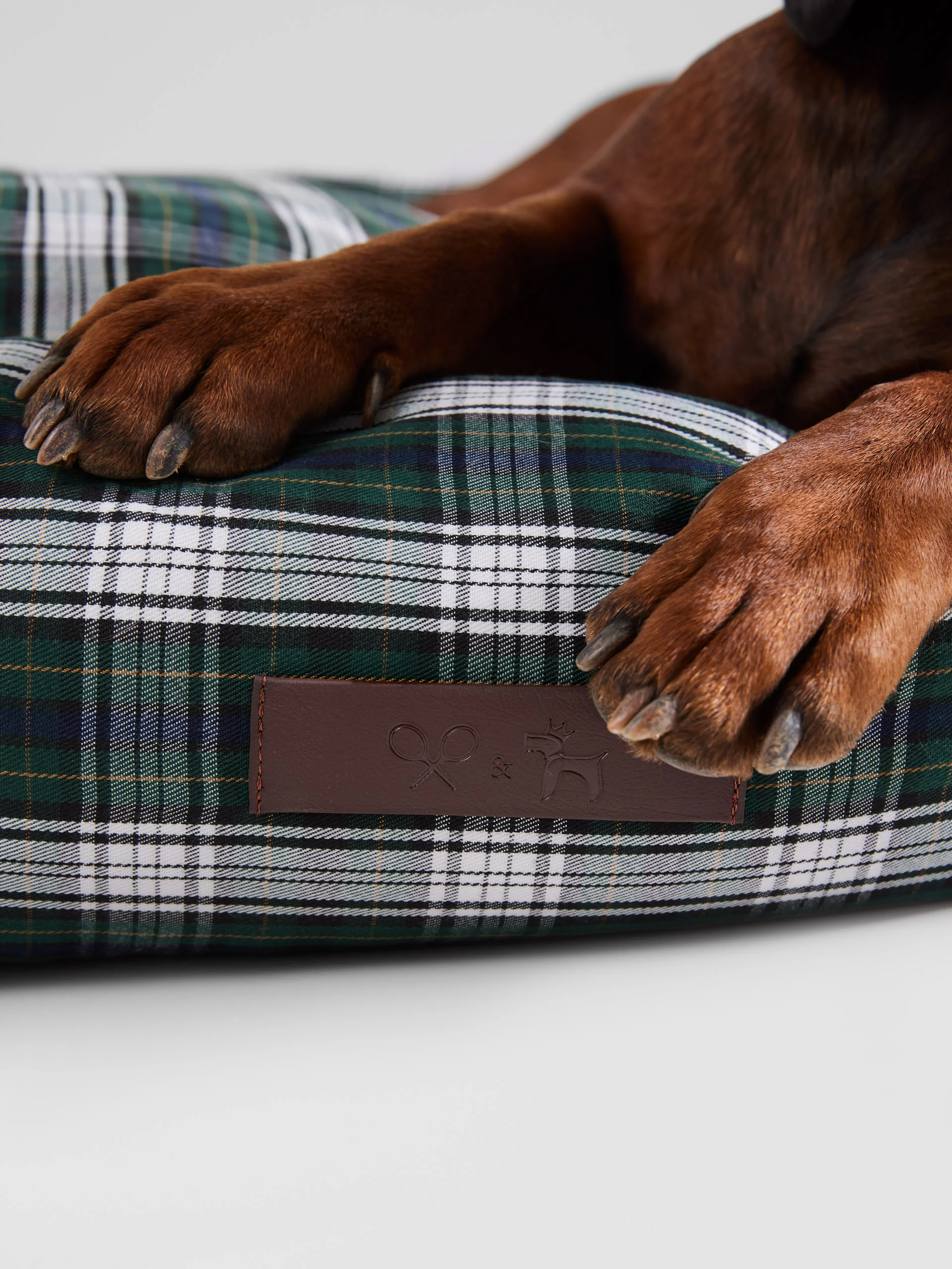 Cama grande perro SILBONxLADRANGAUCHO tartan - Image 4