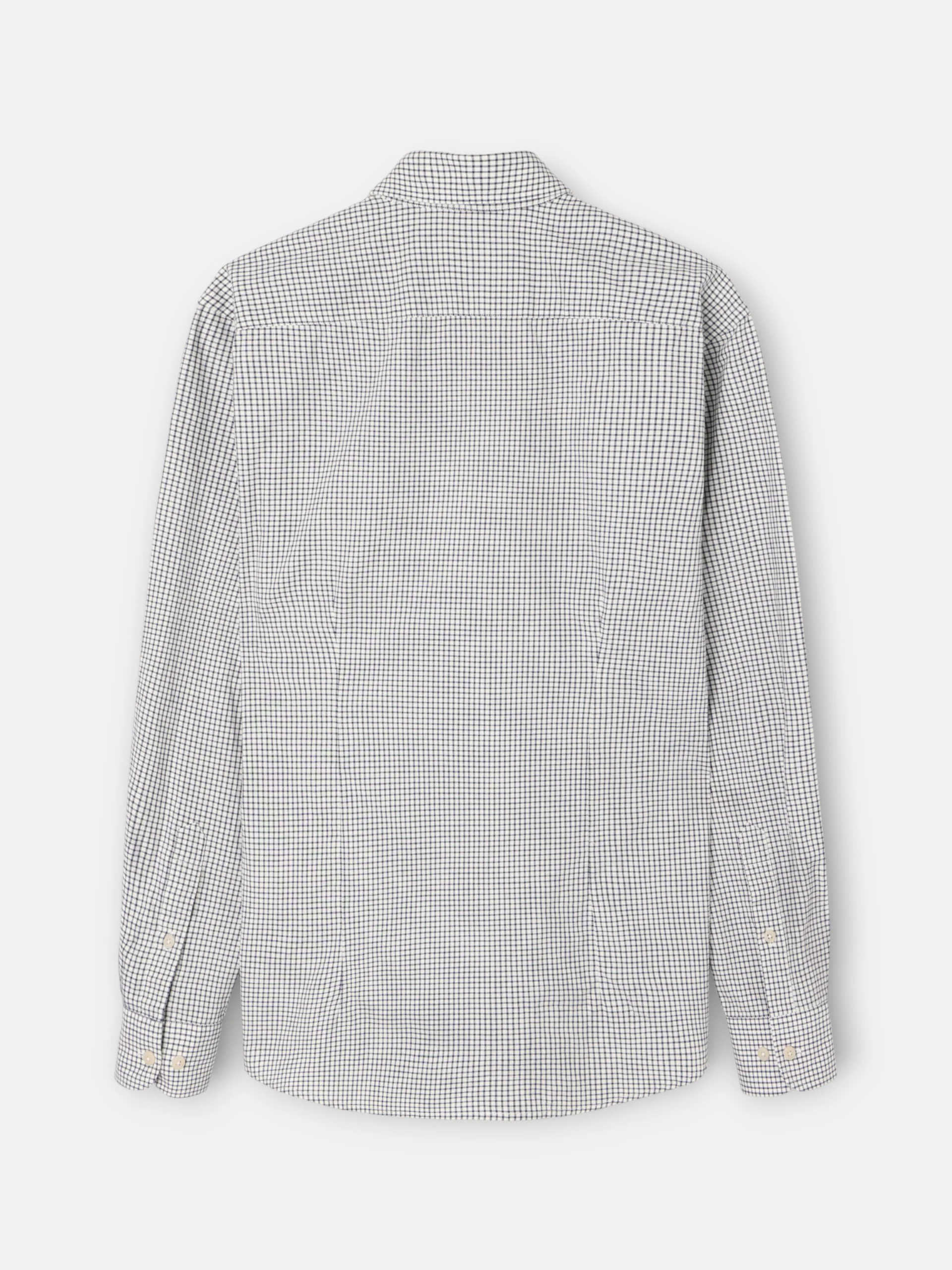 Camisa bolsillos cuadros cruise azul marino - Image 4