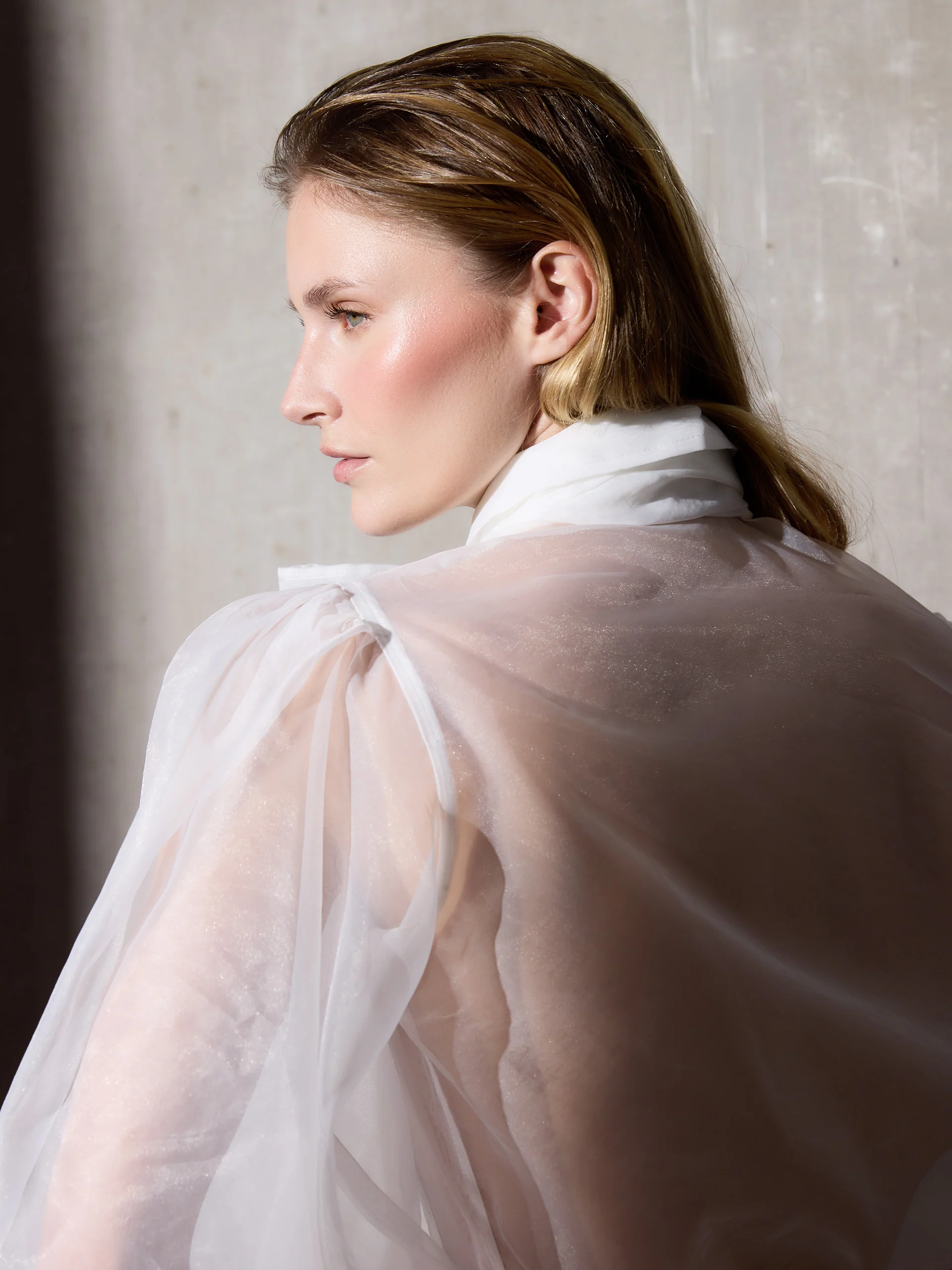 Camisa CaprileXSilbon organza blanca - Image 4
