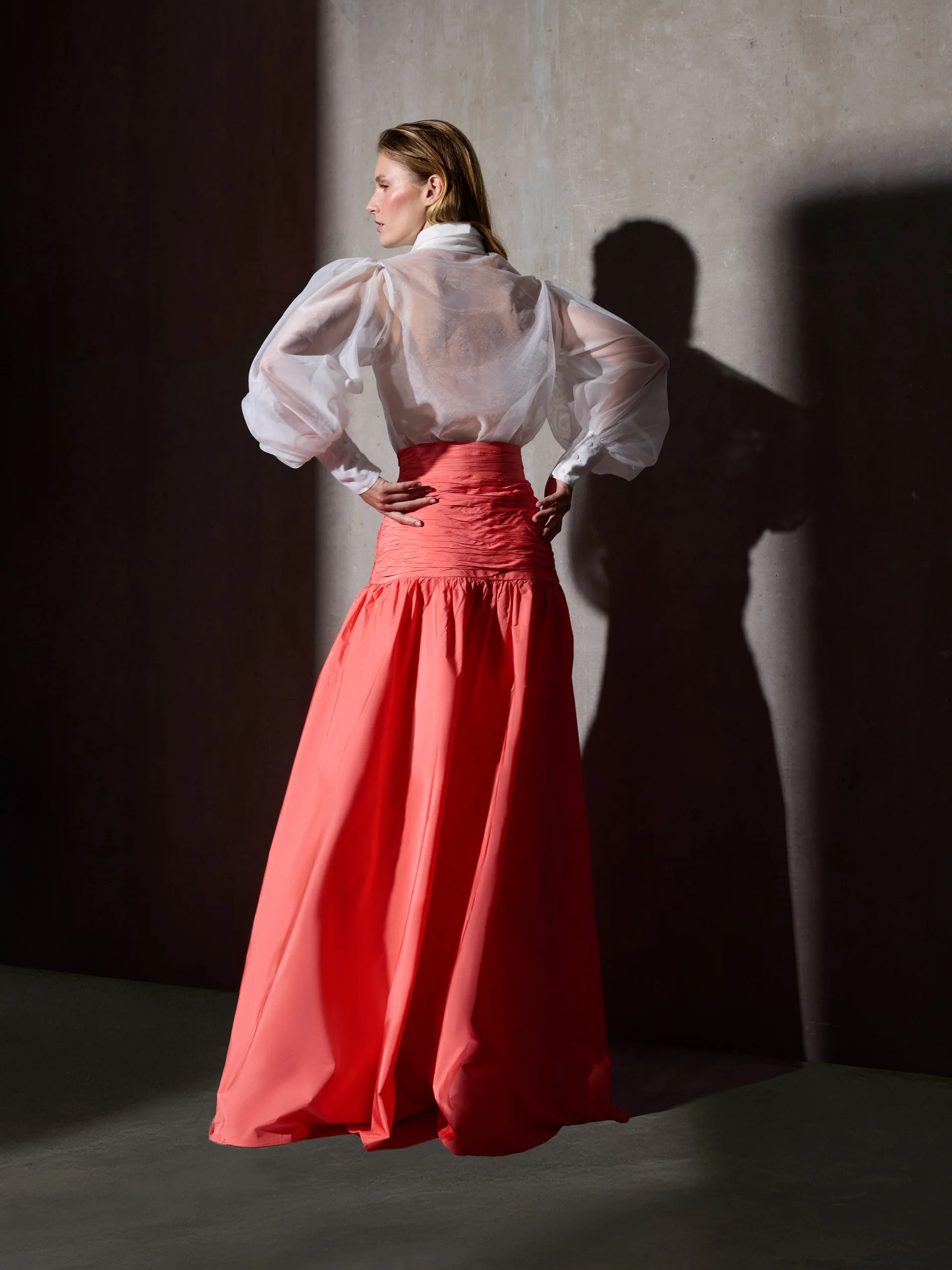 Camisa CaprileXSilbon organza blanca - Image 5