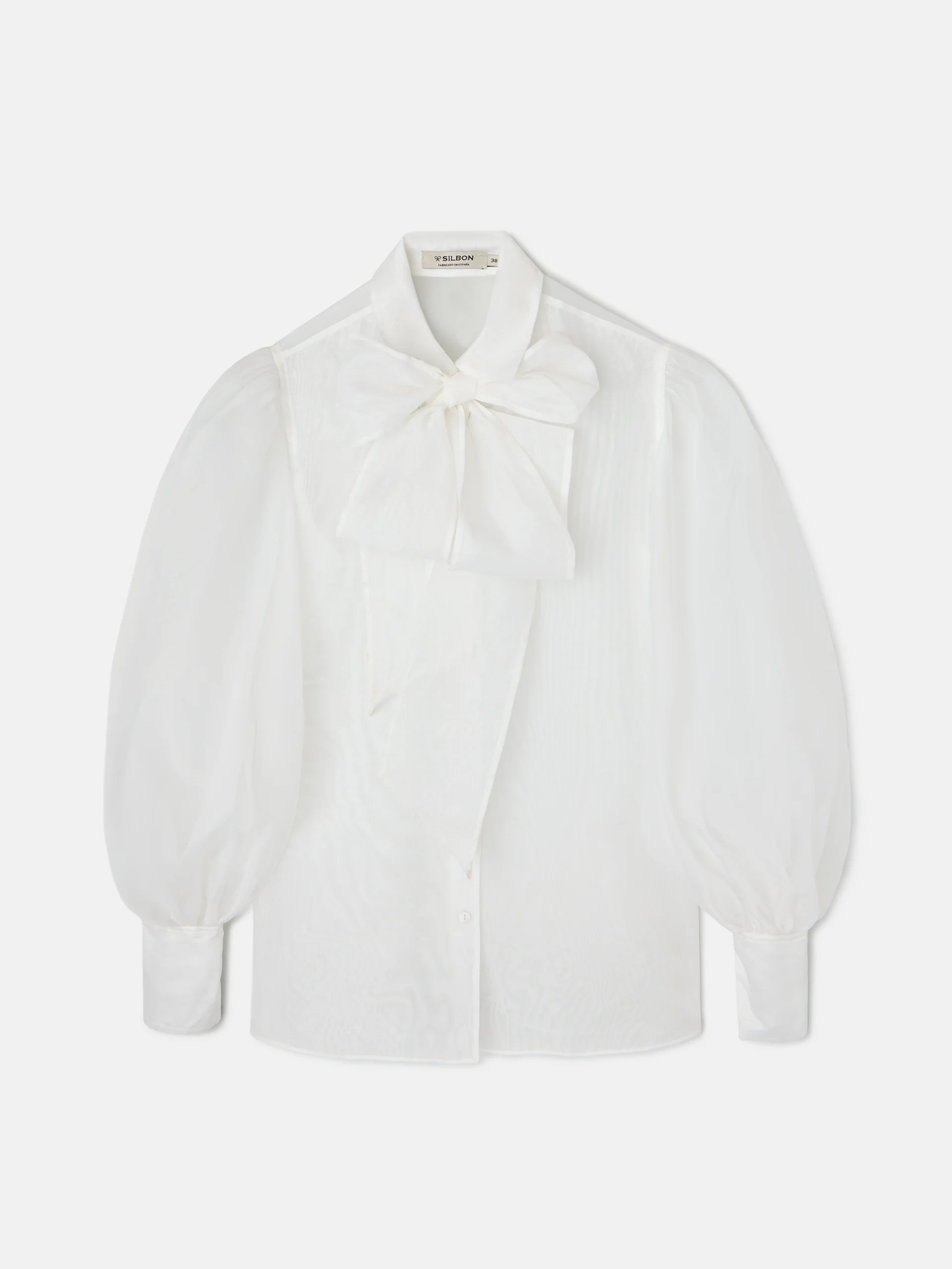 Camisa CaprileXSilbon organza blanca - Image 6