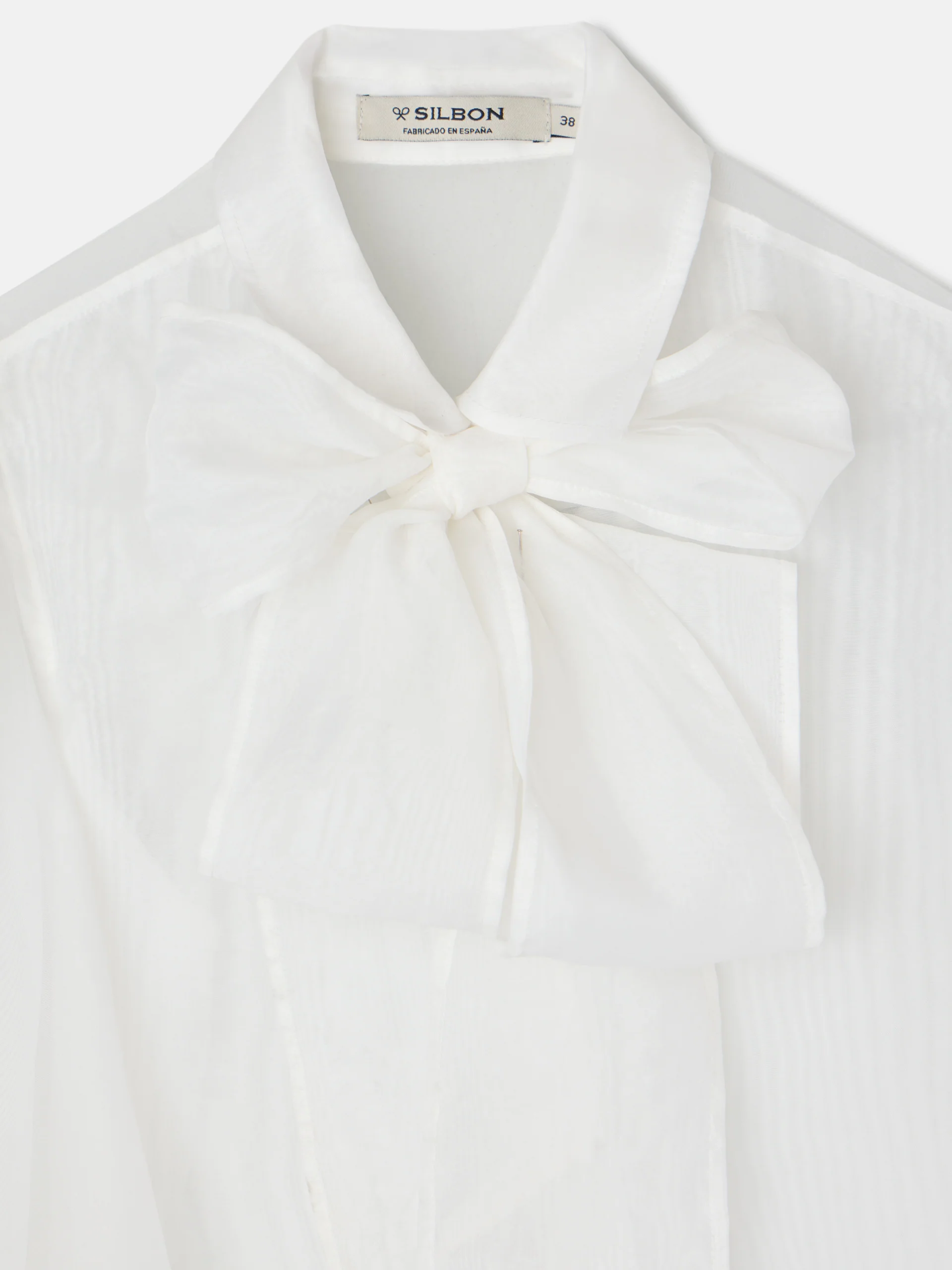 Camisa CaprileXSilbon organza blanca - Image 7