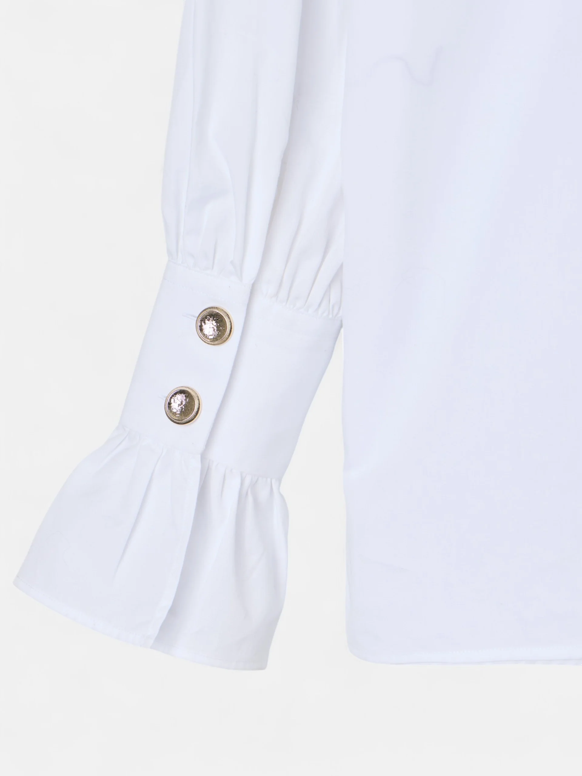 Camisa detalle puño blanca - Image 7