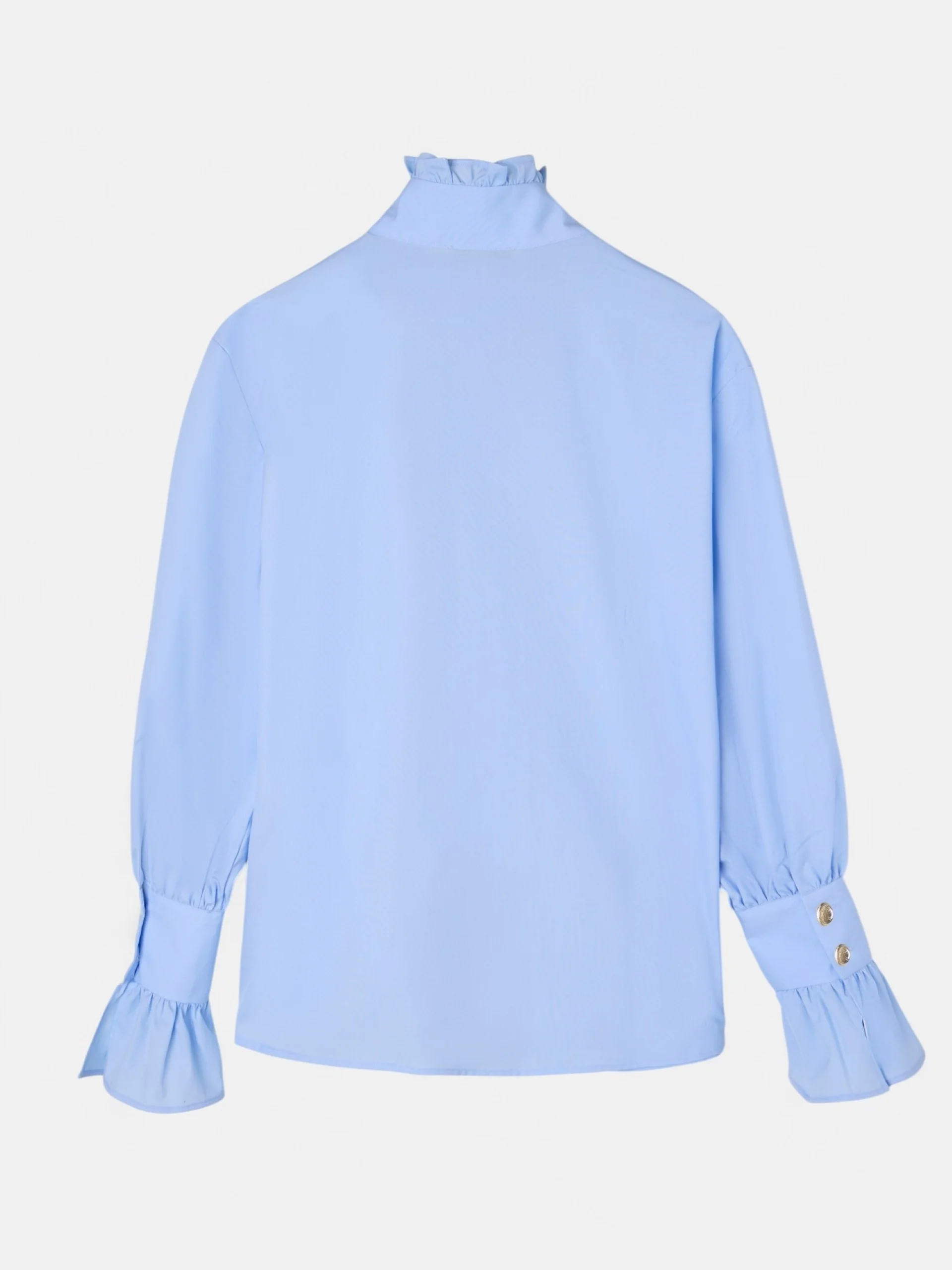 Camisa detalle puño celeste - Image 8