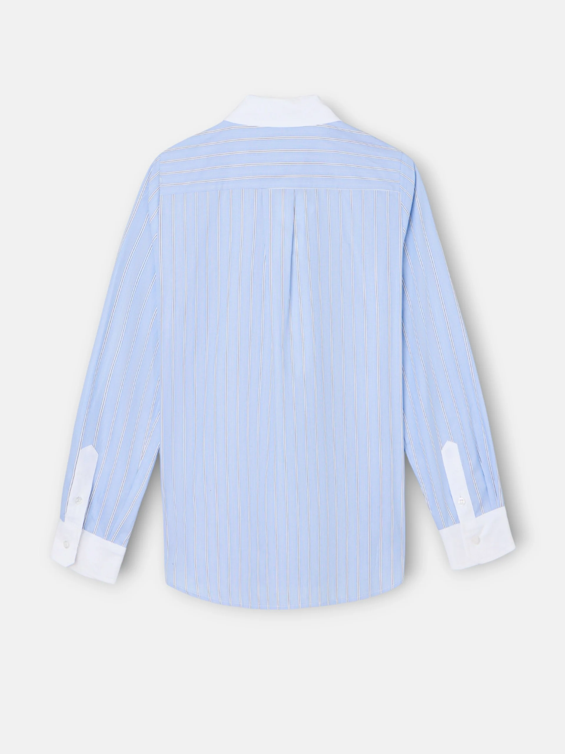 Camisa estructura rayas celeste - Image 8