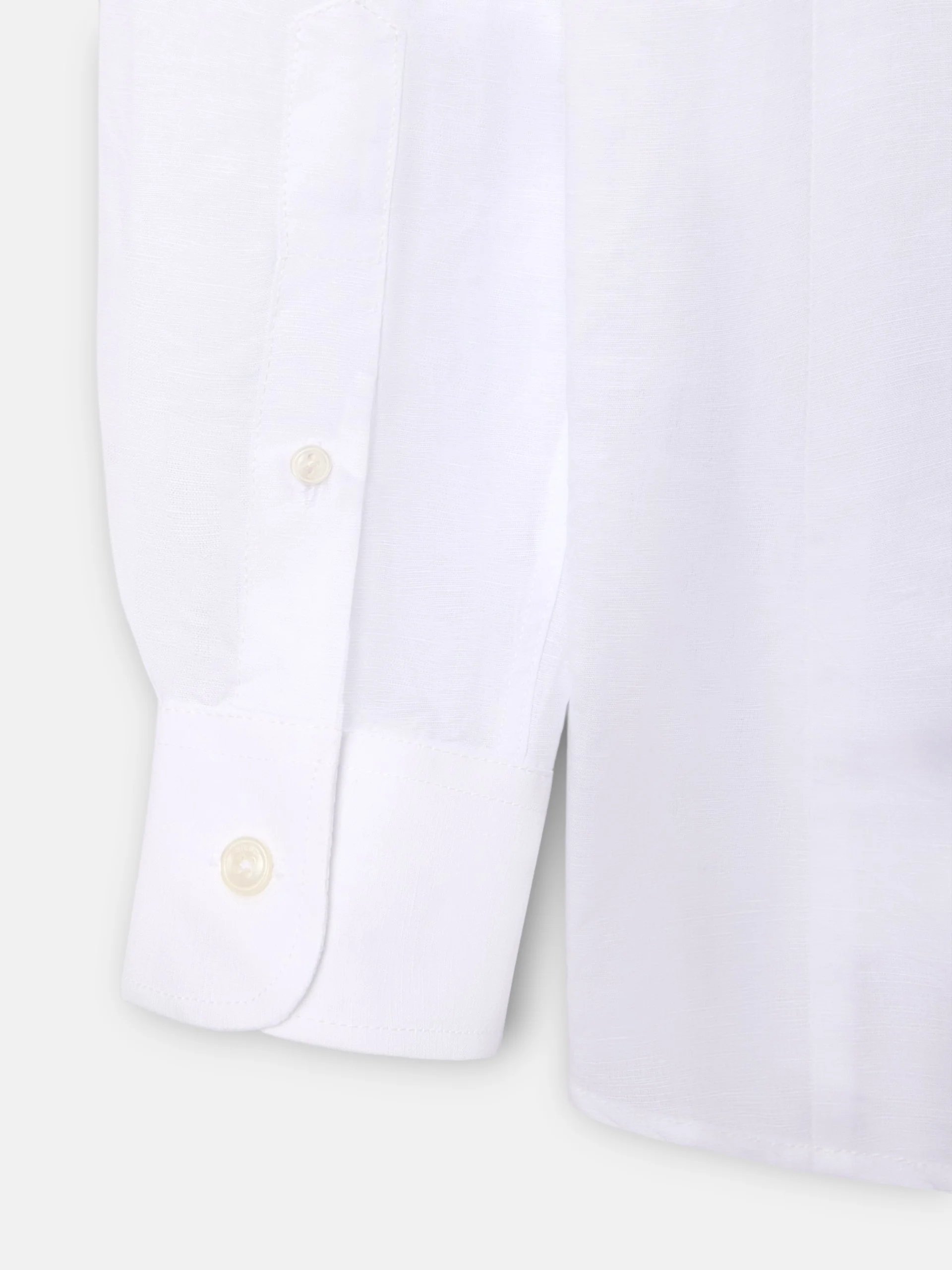 Camisa lino unique cuello chimenea blanca - Image 10