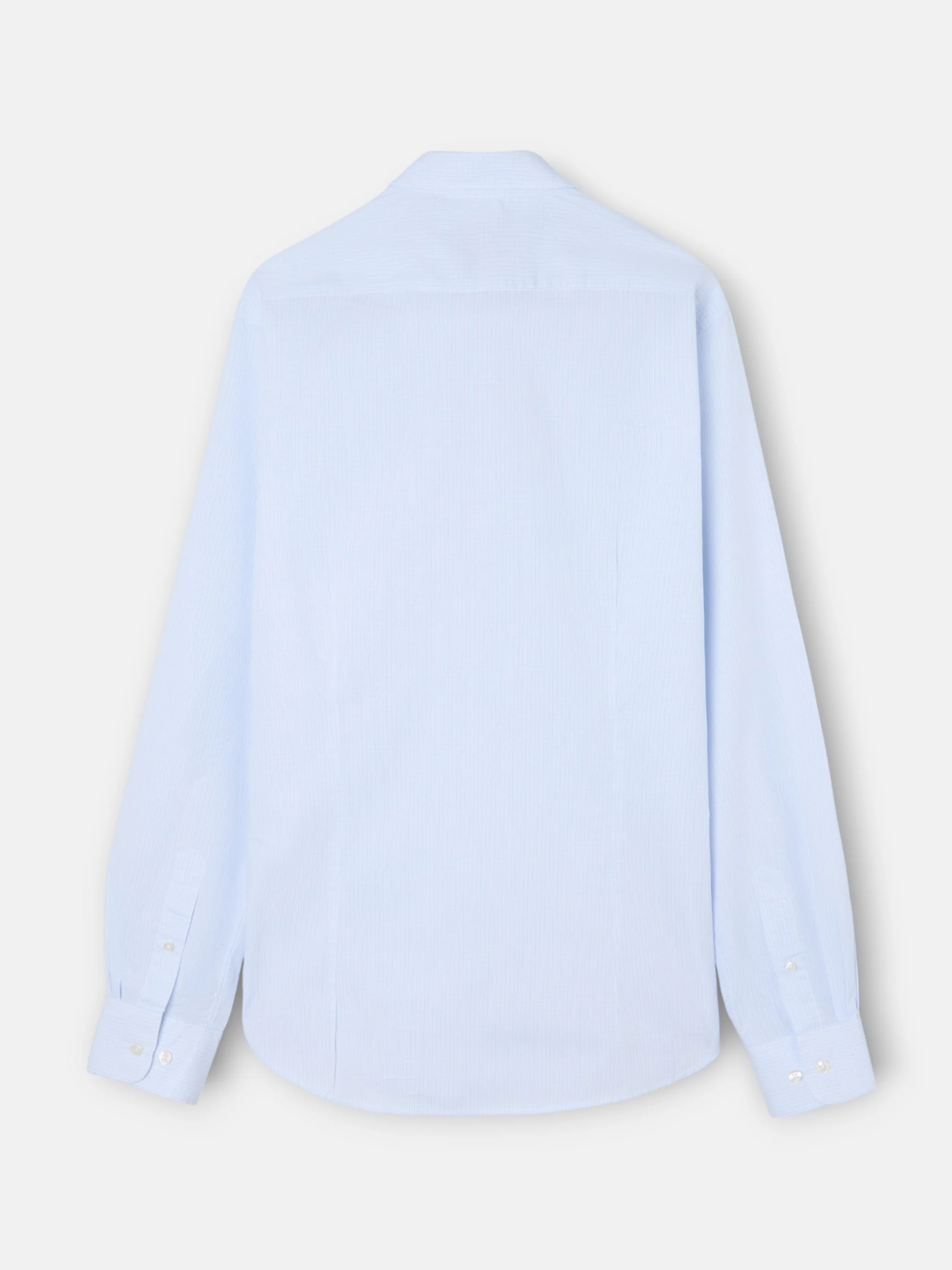 Camisa sport classic mini cuadro celeste - Image 6
