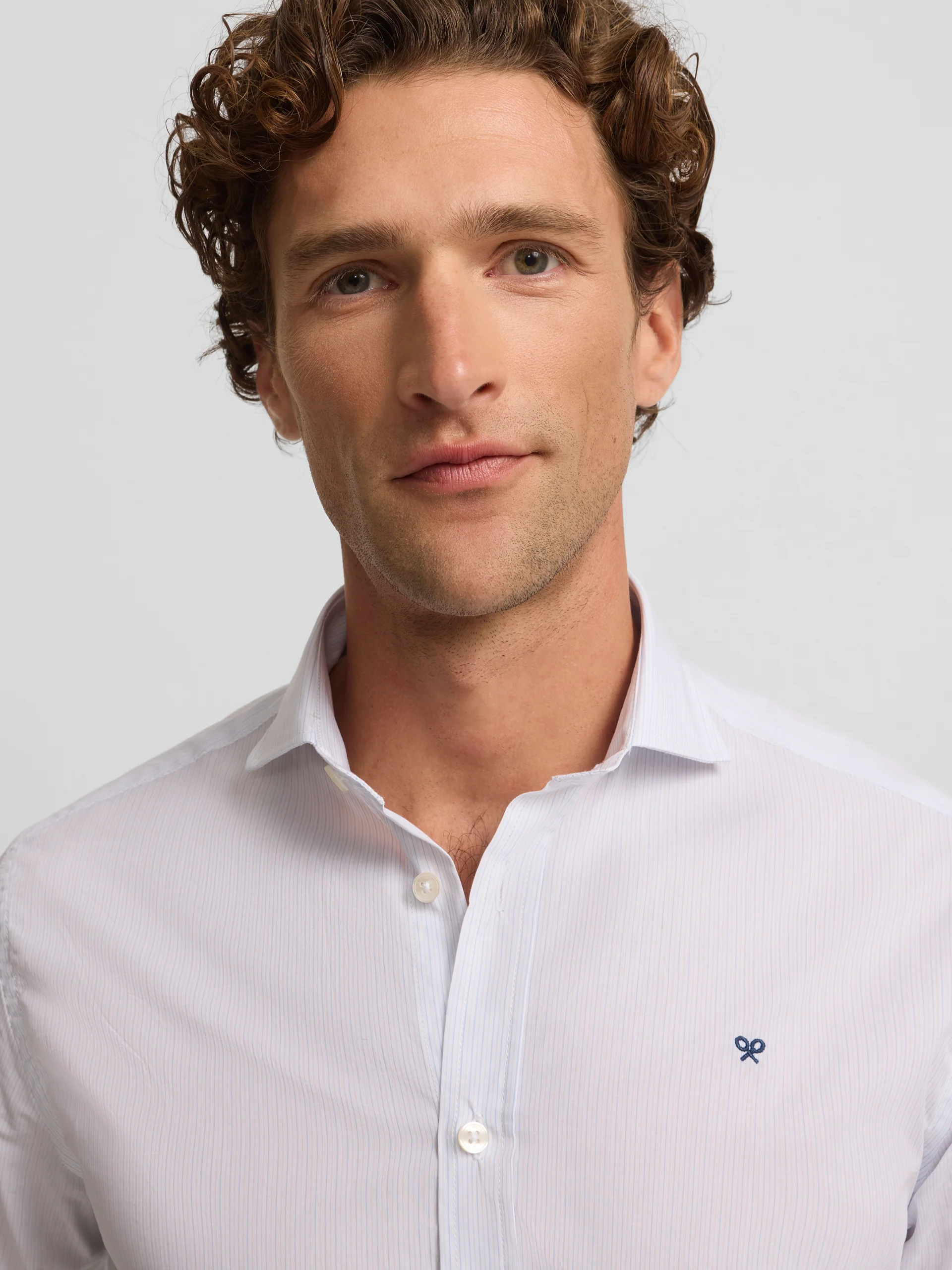 Camisa sport classic mini raya celeste - Image 3