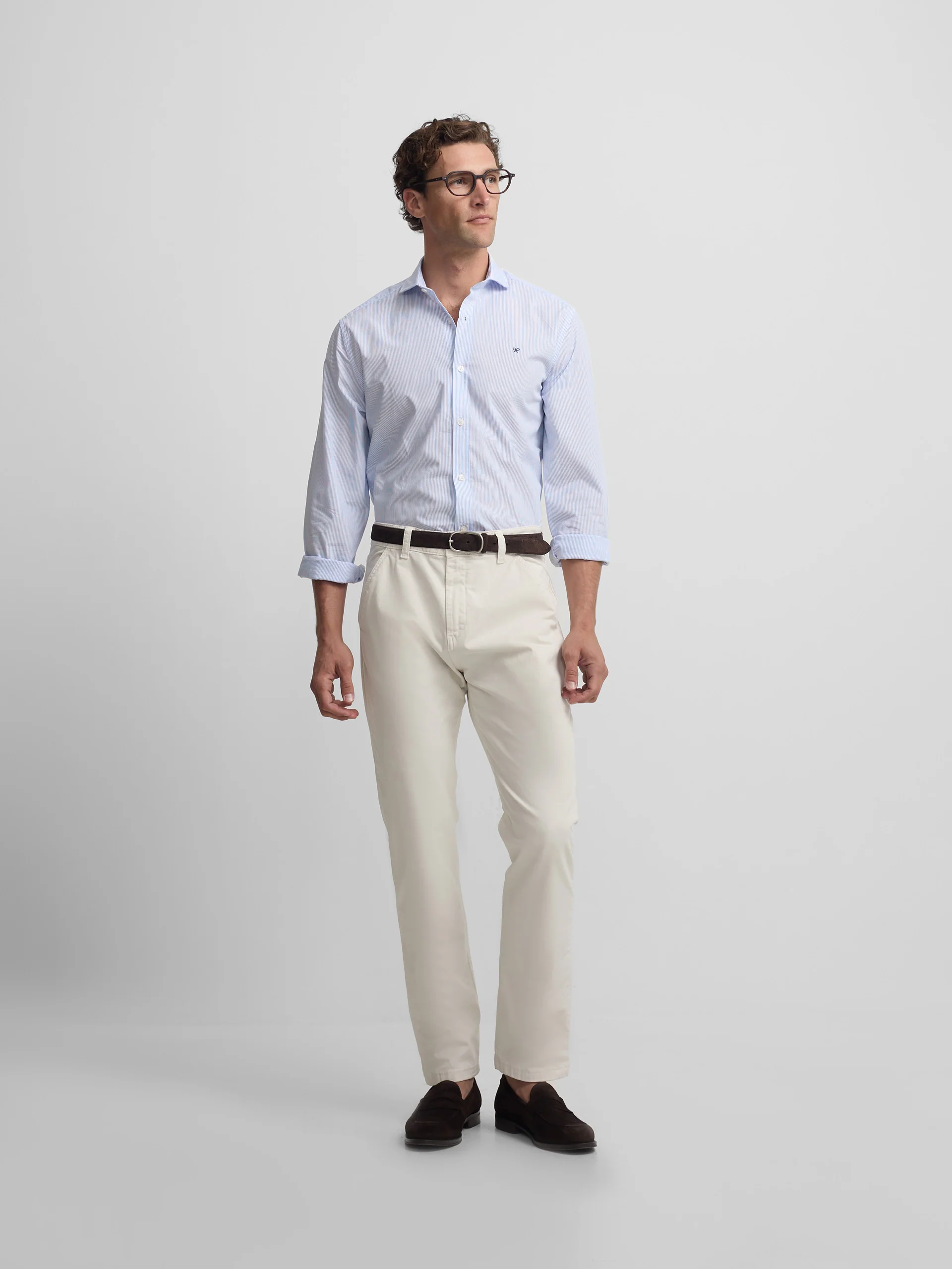 Camisa sport classic raya azul - Image 4