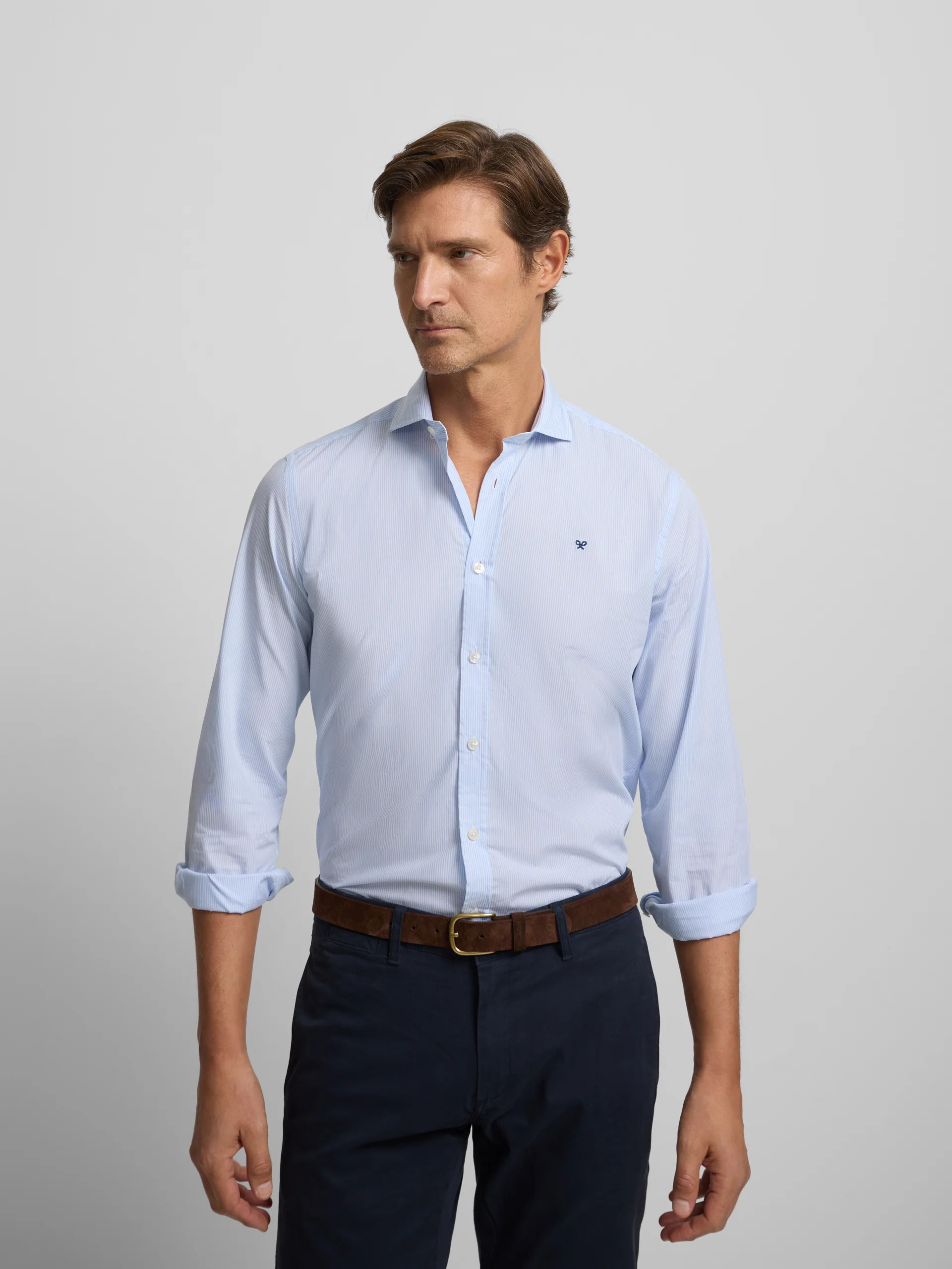 Camisa sport classic raya celeste - Image 3
