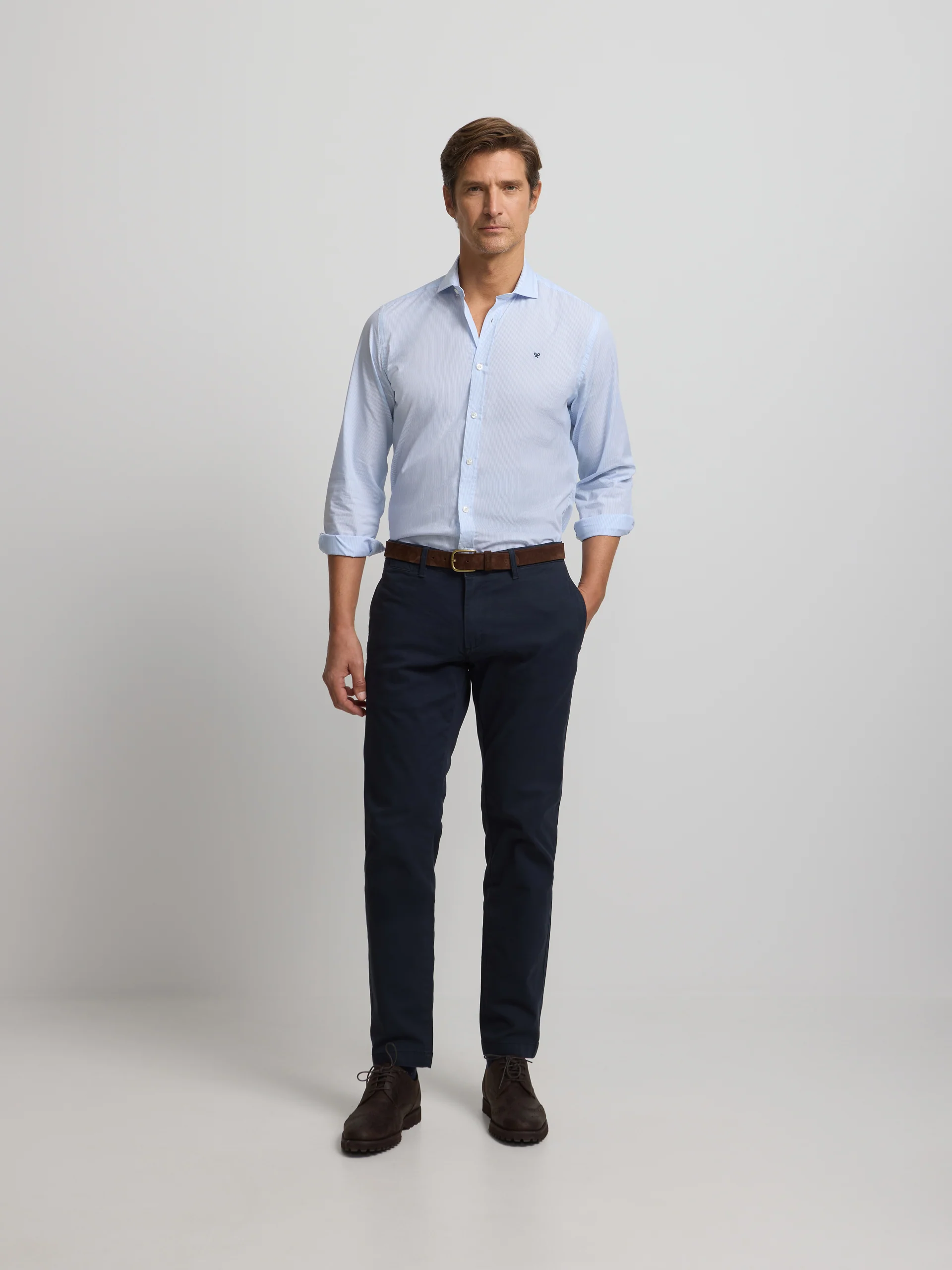 Camisa sport classic raya celeste - Image 4