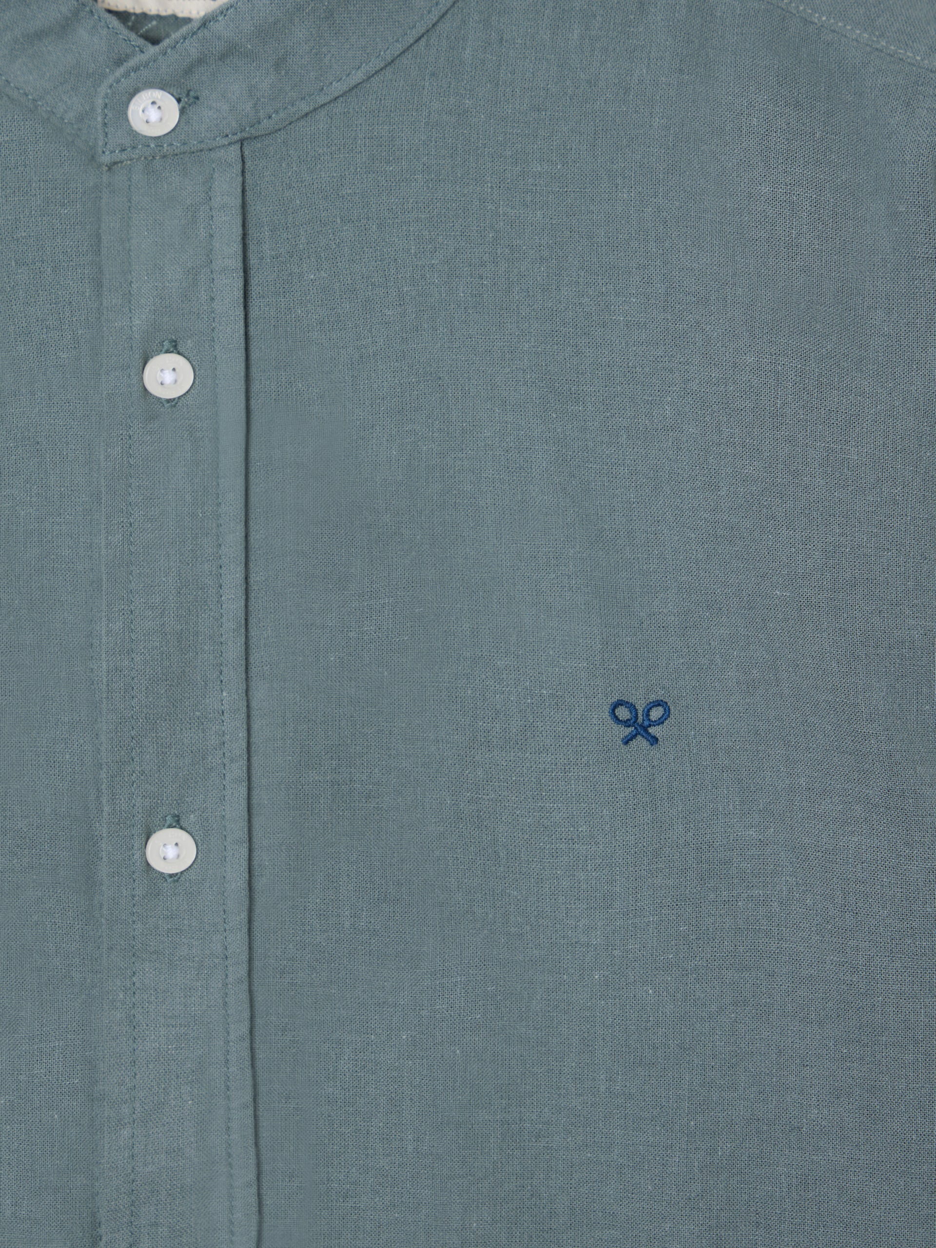 Camisa sport cuello mao verde - Image 2