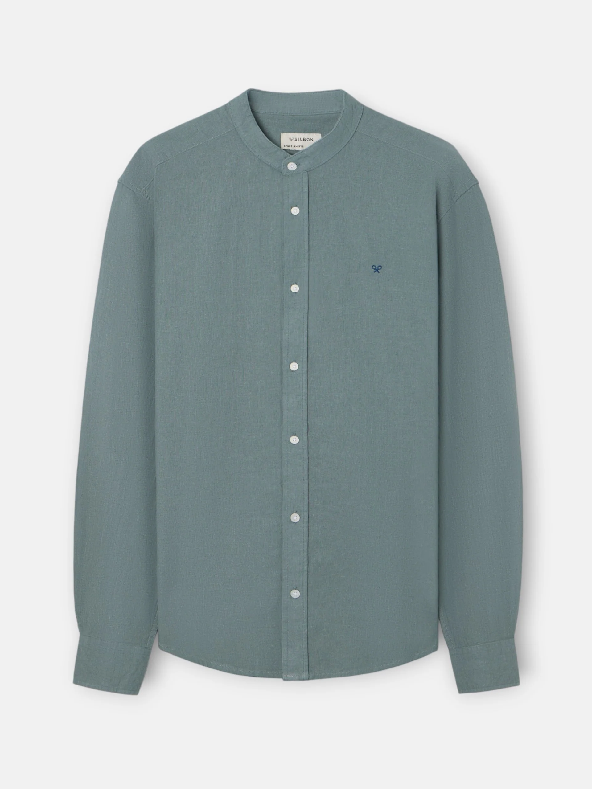 Camisa sport cuello mao verde - Image 5