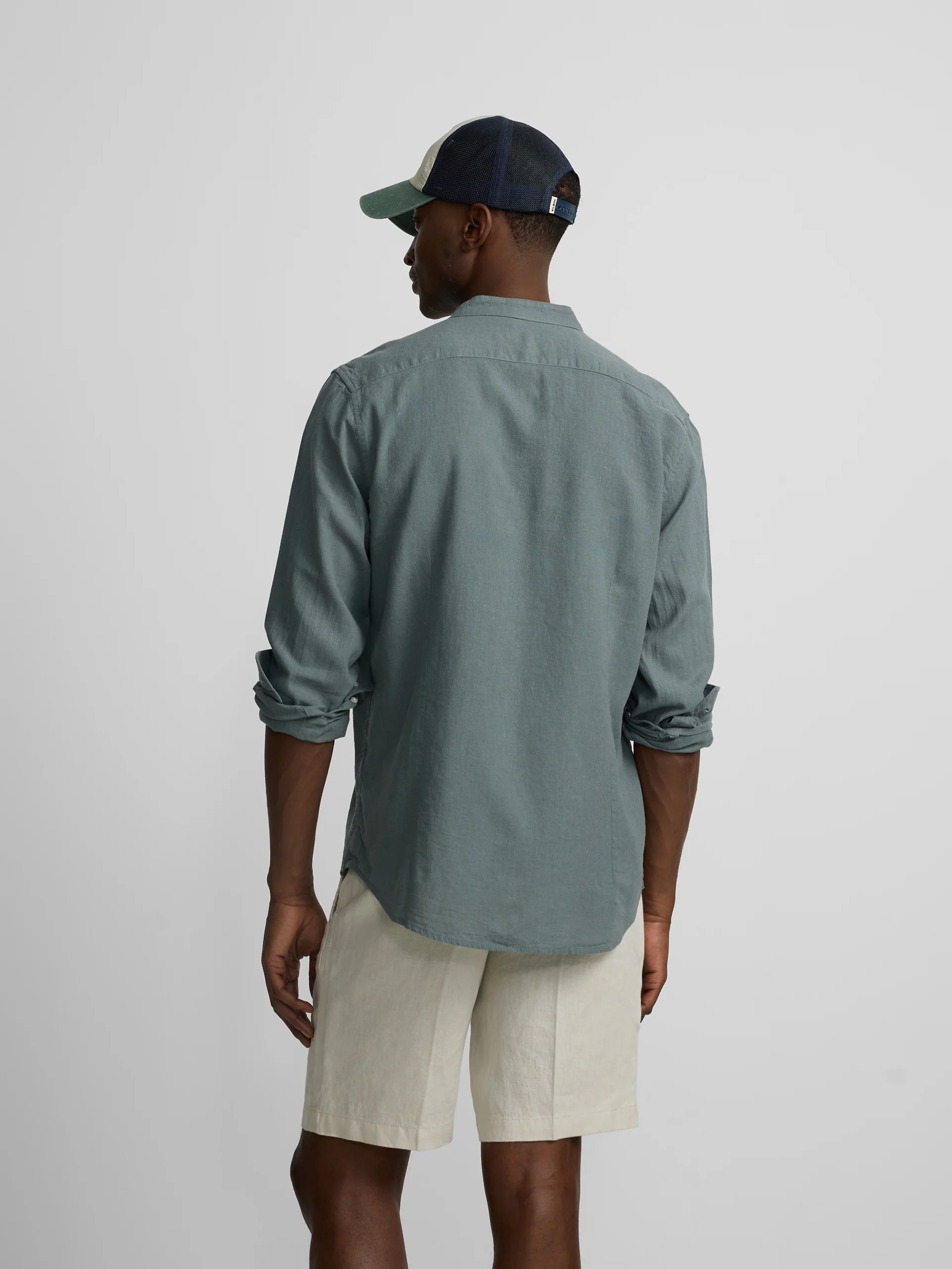 Camisa sport cuello mao verde - Image 7