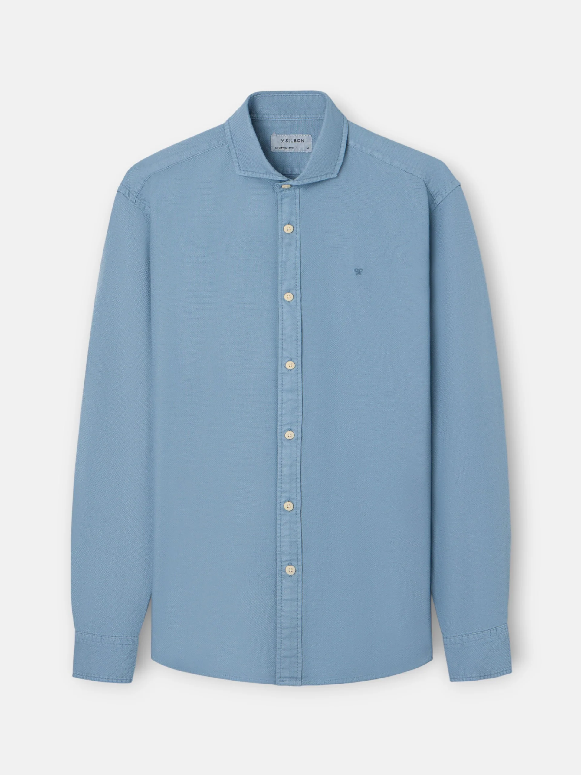 Camisa sport estructura logo azul indigo - Image 5