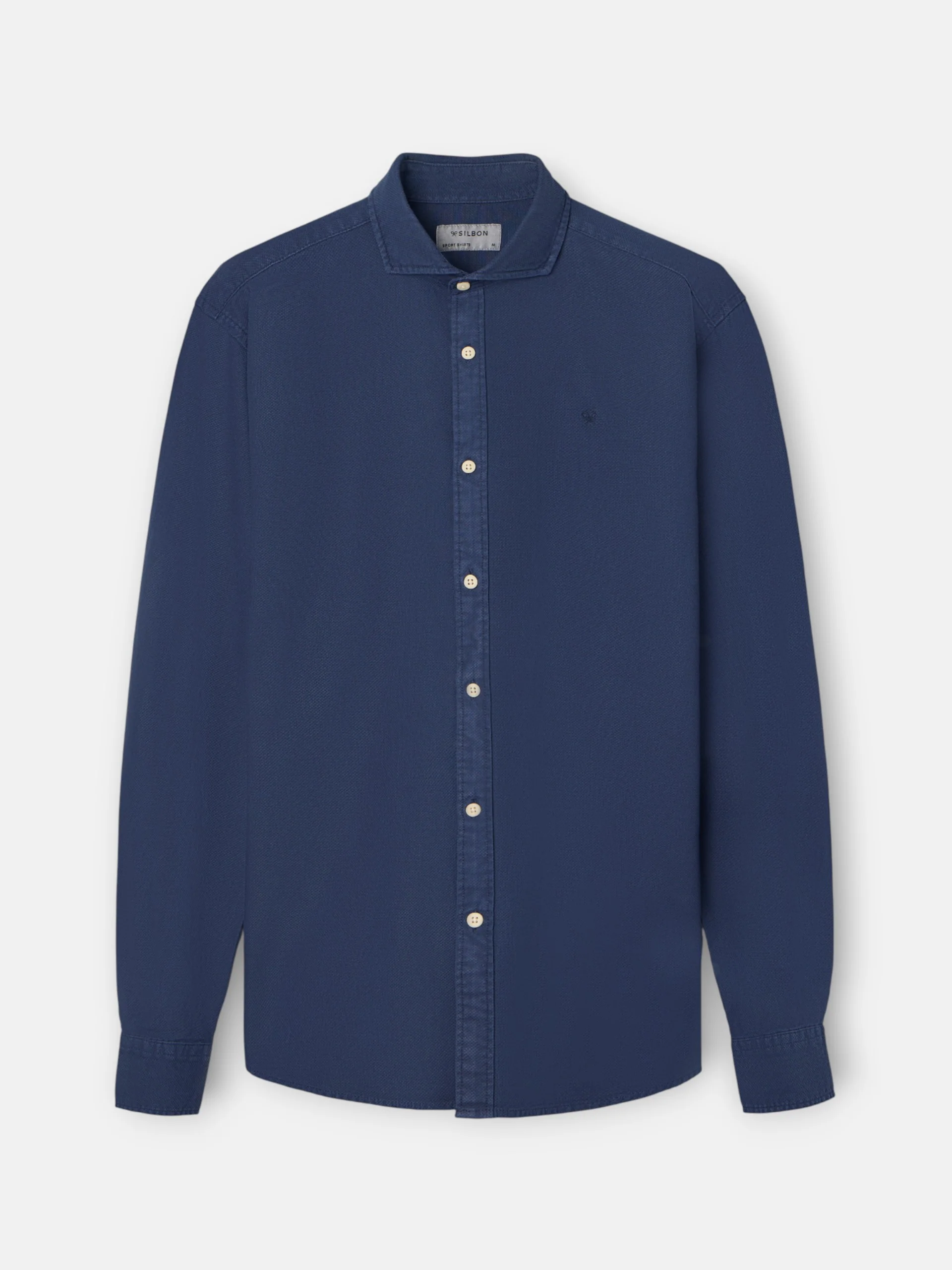Camisa sport estructura logo azul marino - Image 5