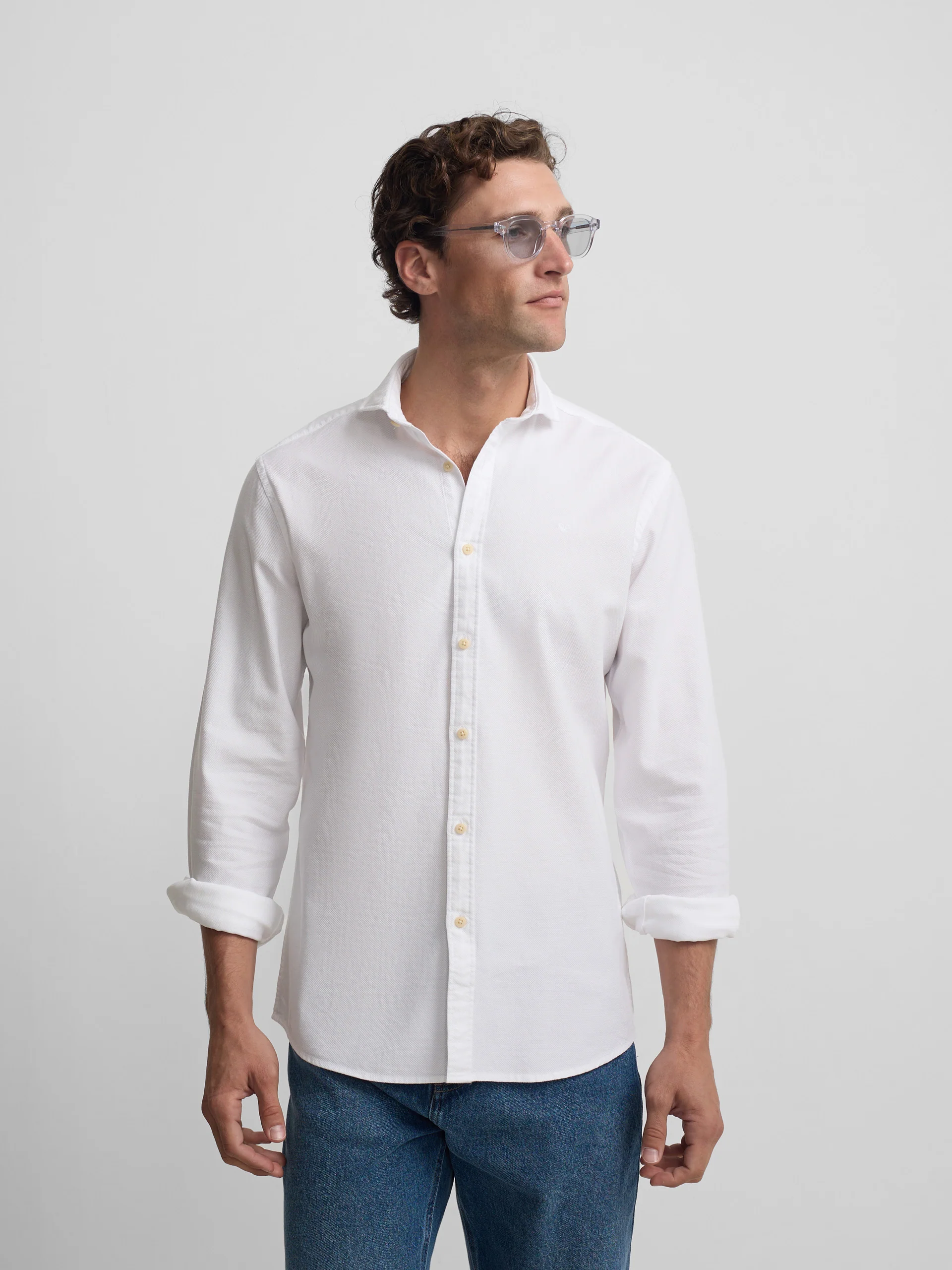 Camisa sport estructura logo blanco - Image 3