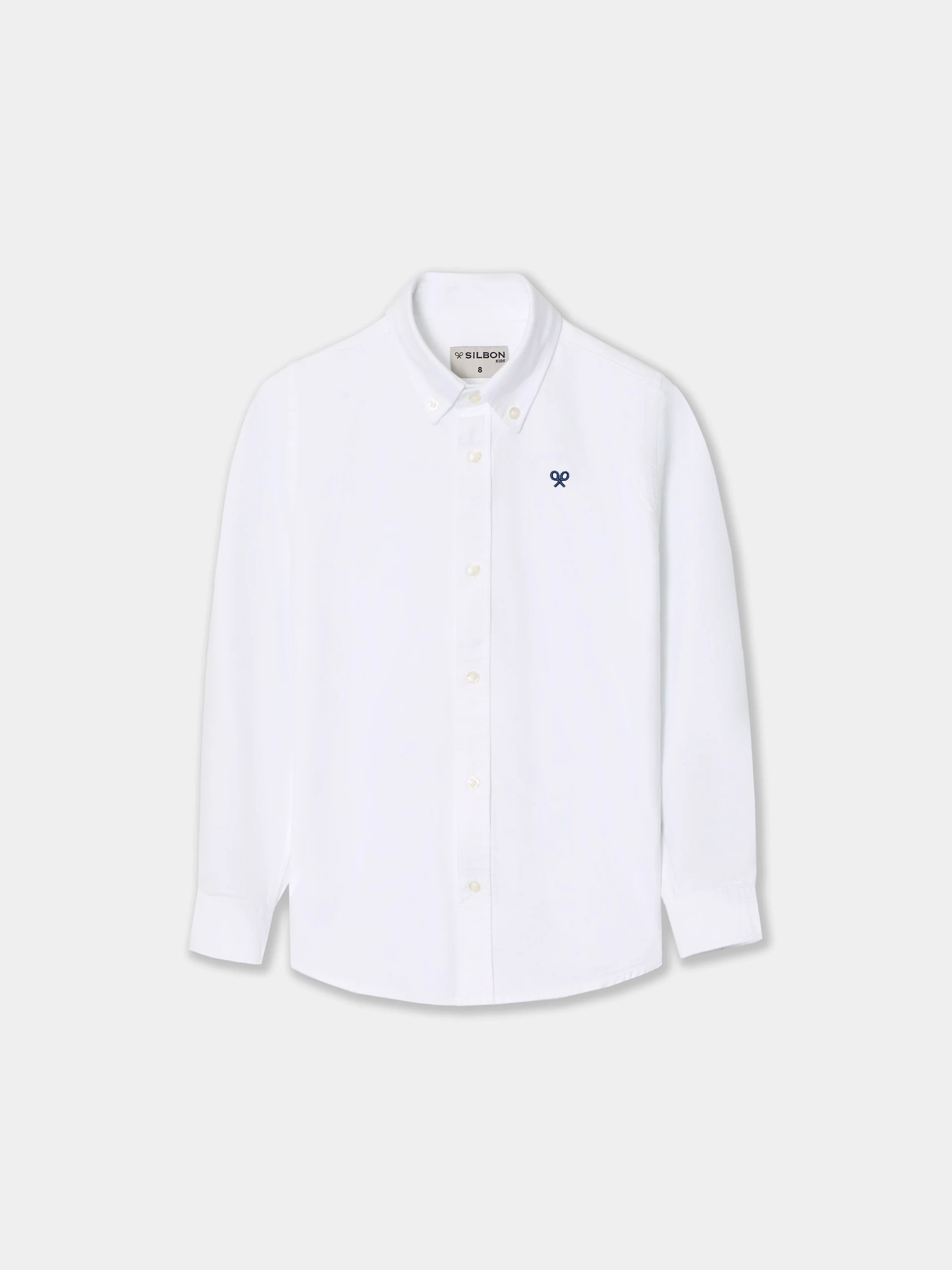 Camisa sport kids clasica oxford blanca - Image 5