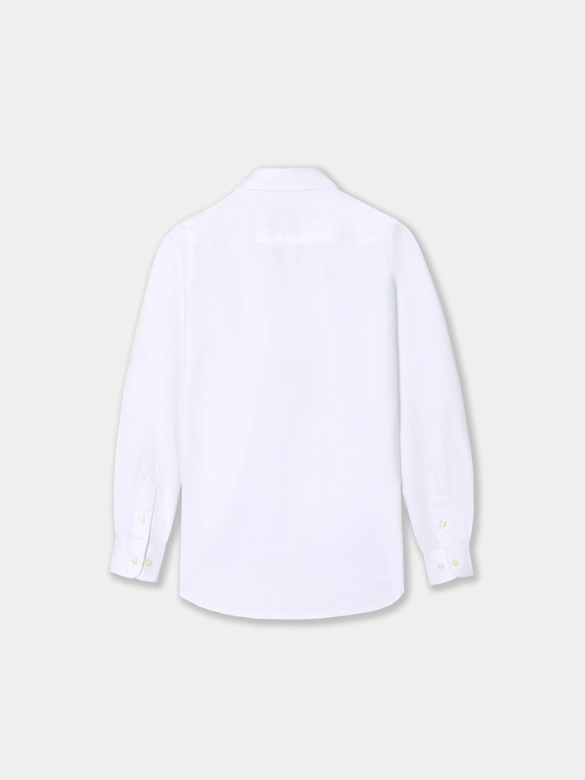 Camisa sport kids clasica oxford blanca - Image 6
