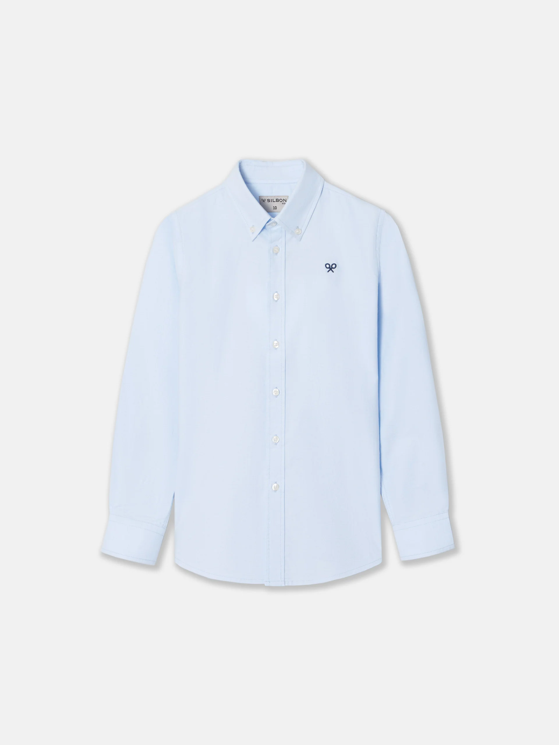 Camisa sport kids clasica oxford celeste - Image 5