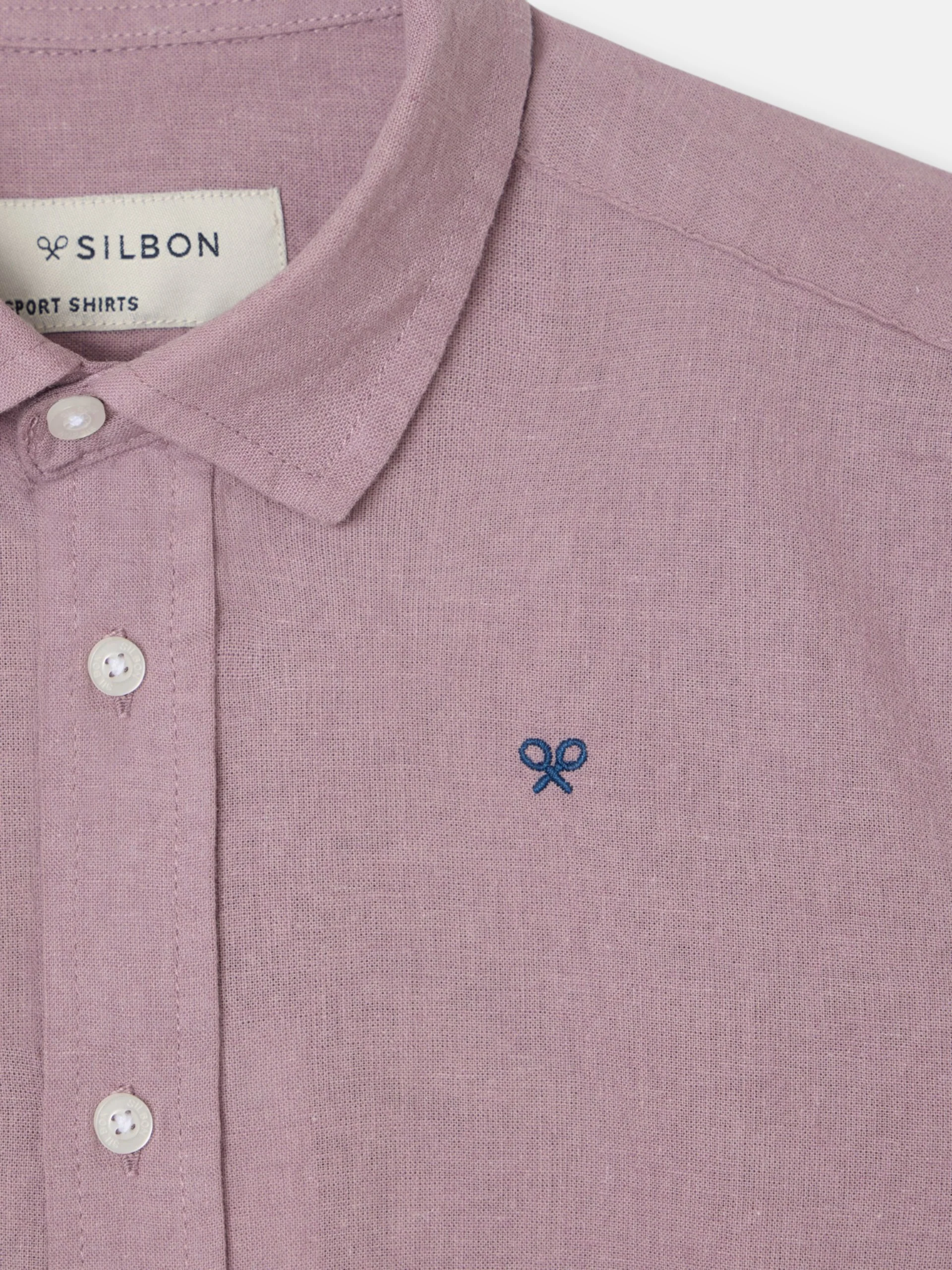 Camisa sport kids lino burdeos - Image 2