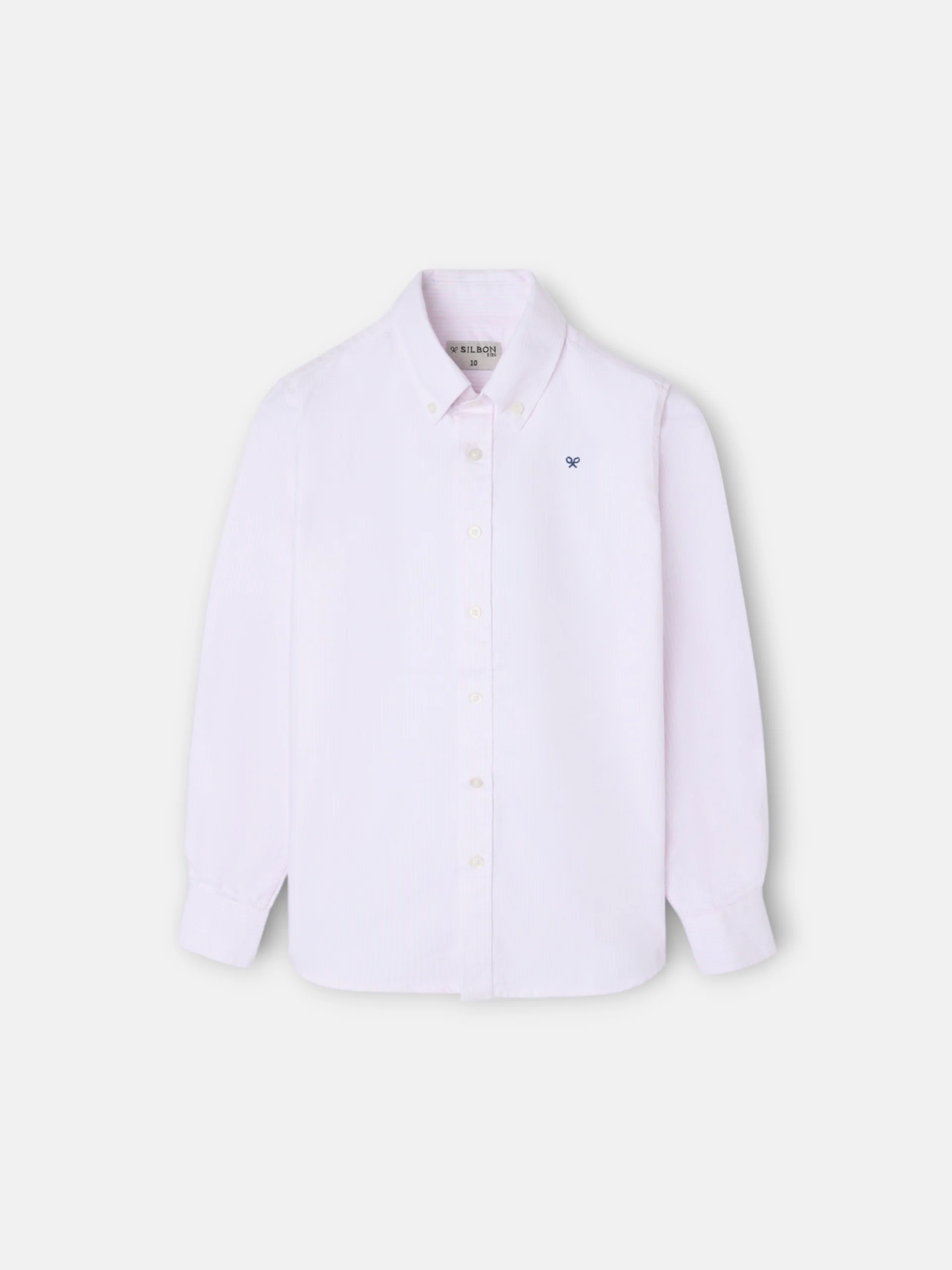 Camisa sport kids oxford raqueta rayas rosa - Image 5