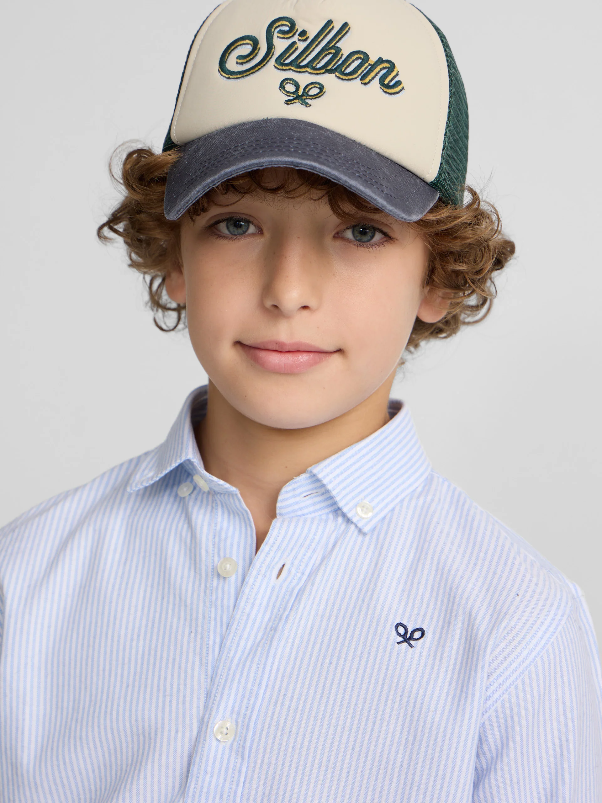Camisa sport kids oxford raya celeste - Image 4