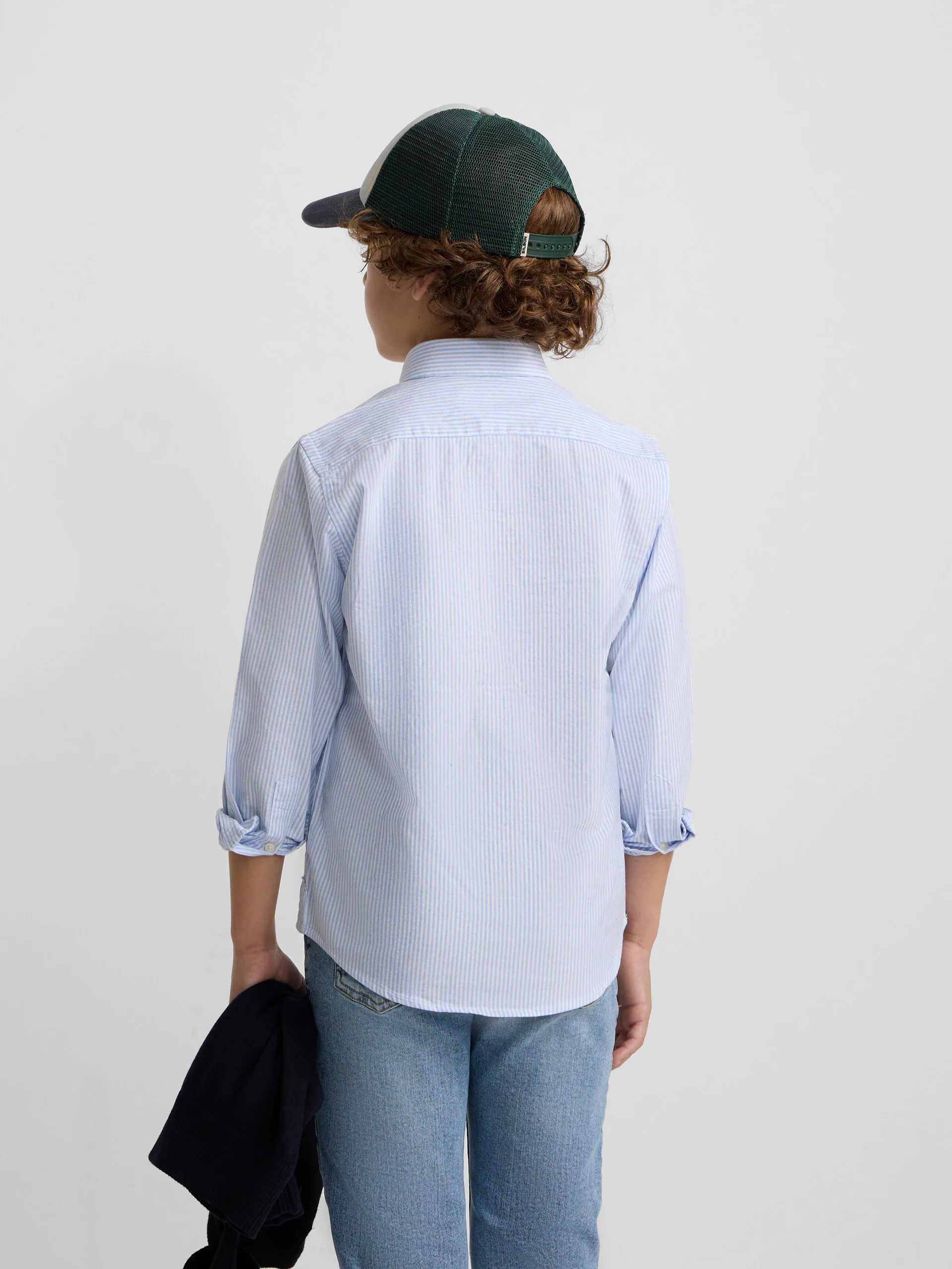 Camisa sport kids oxford raya celeste - Image 5