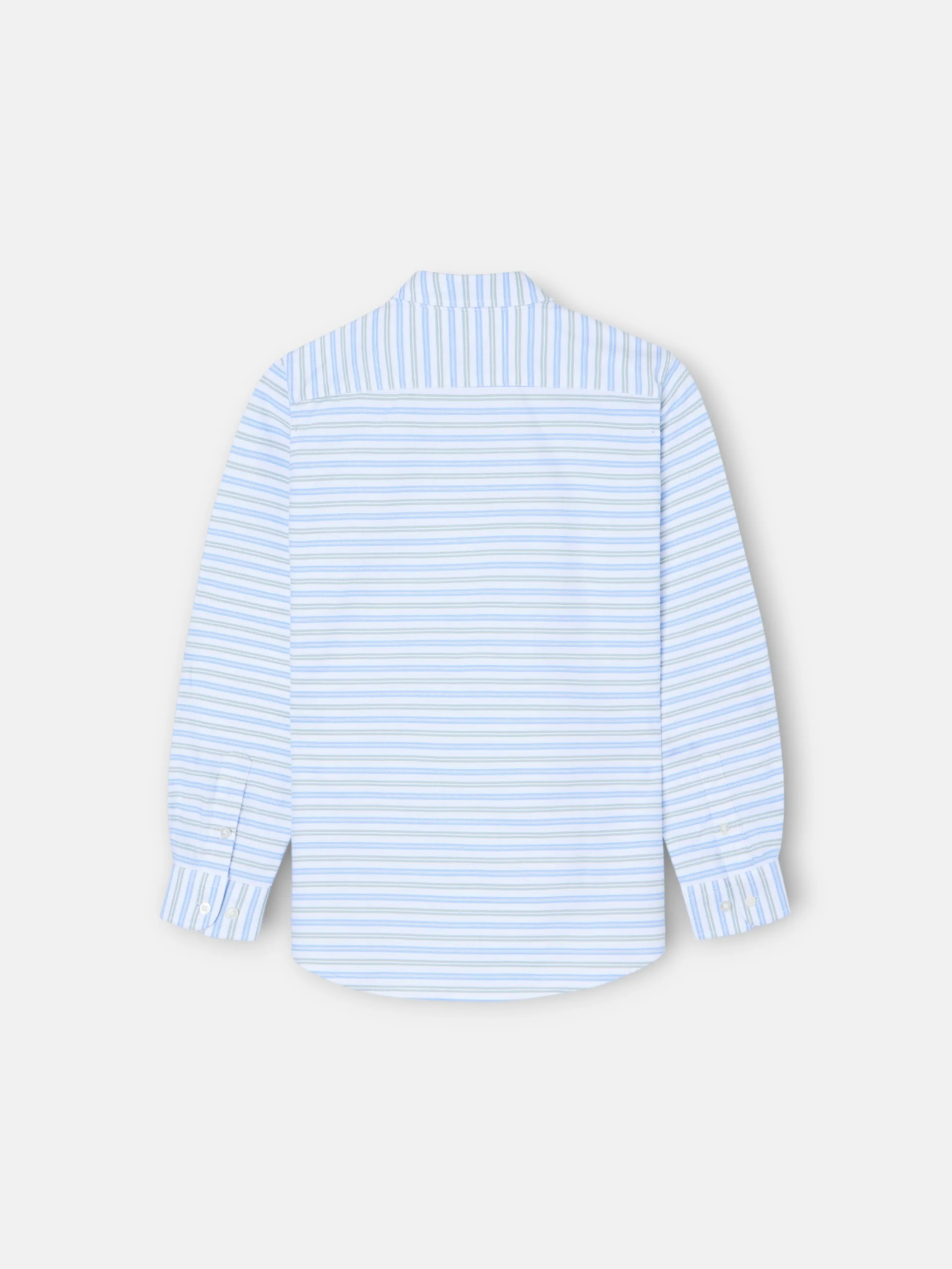 Polera sport kids oxford raya verde azul - Image 8