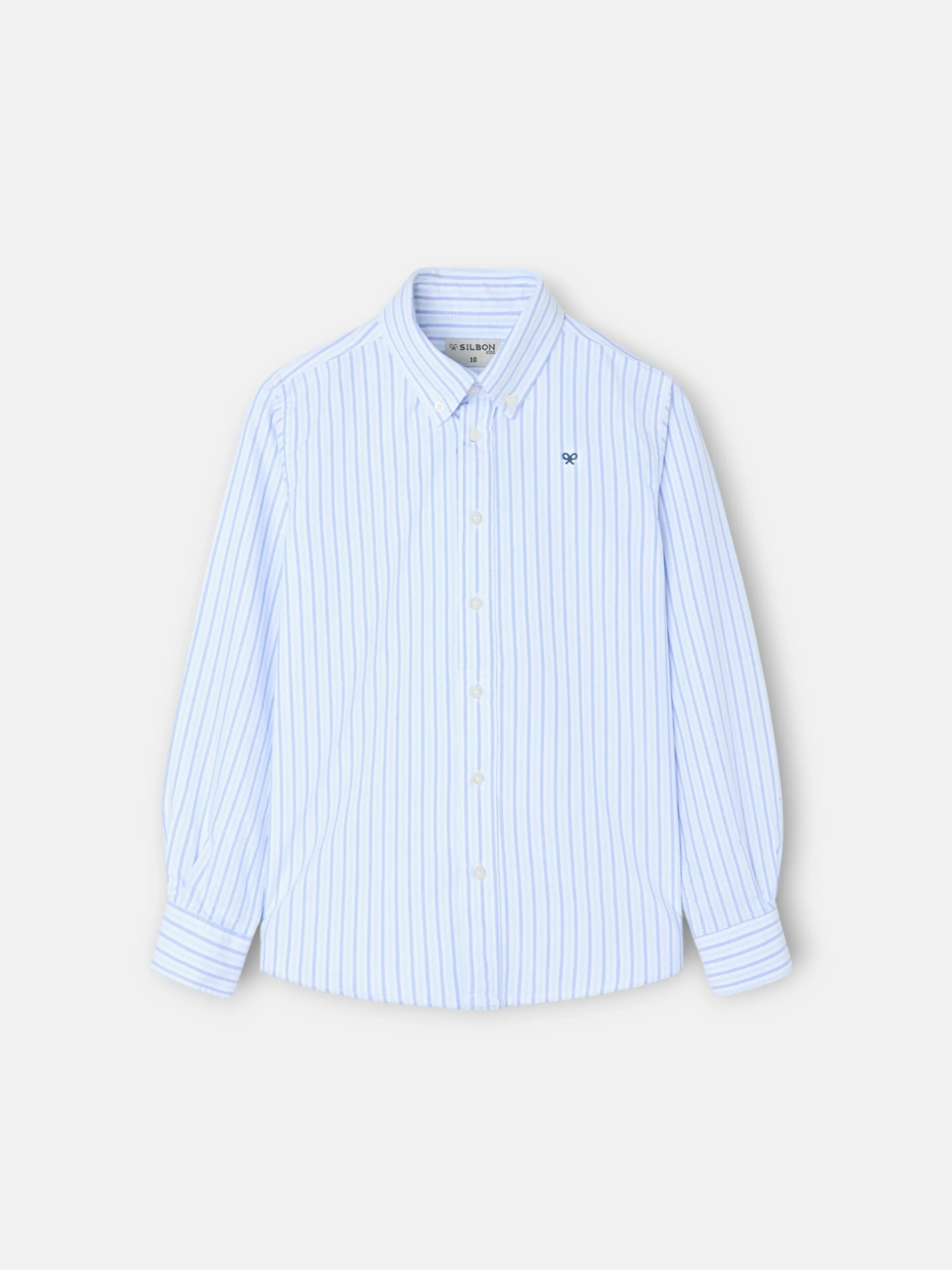 Camisa sport kids oxford rayas azul navy - Image 5