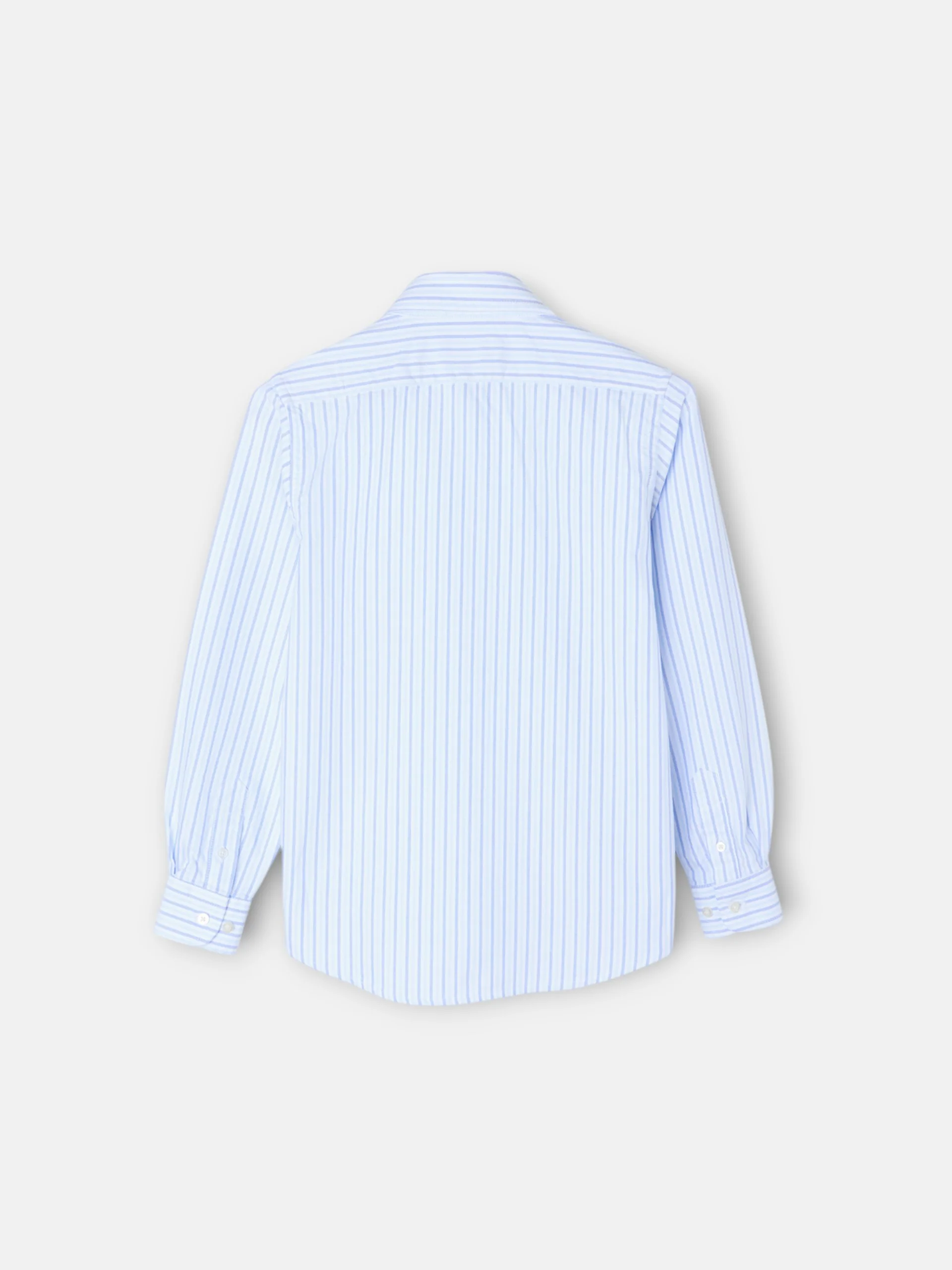Camisa sport kids oxford rayas azul navy - Image 6