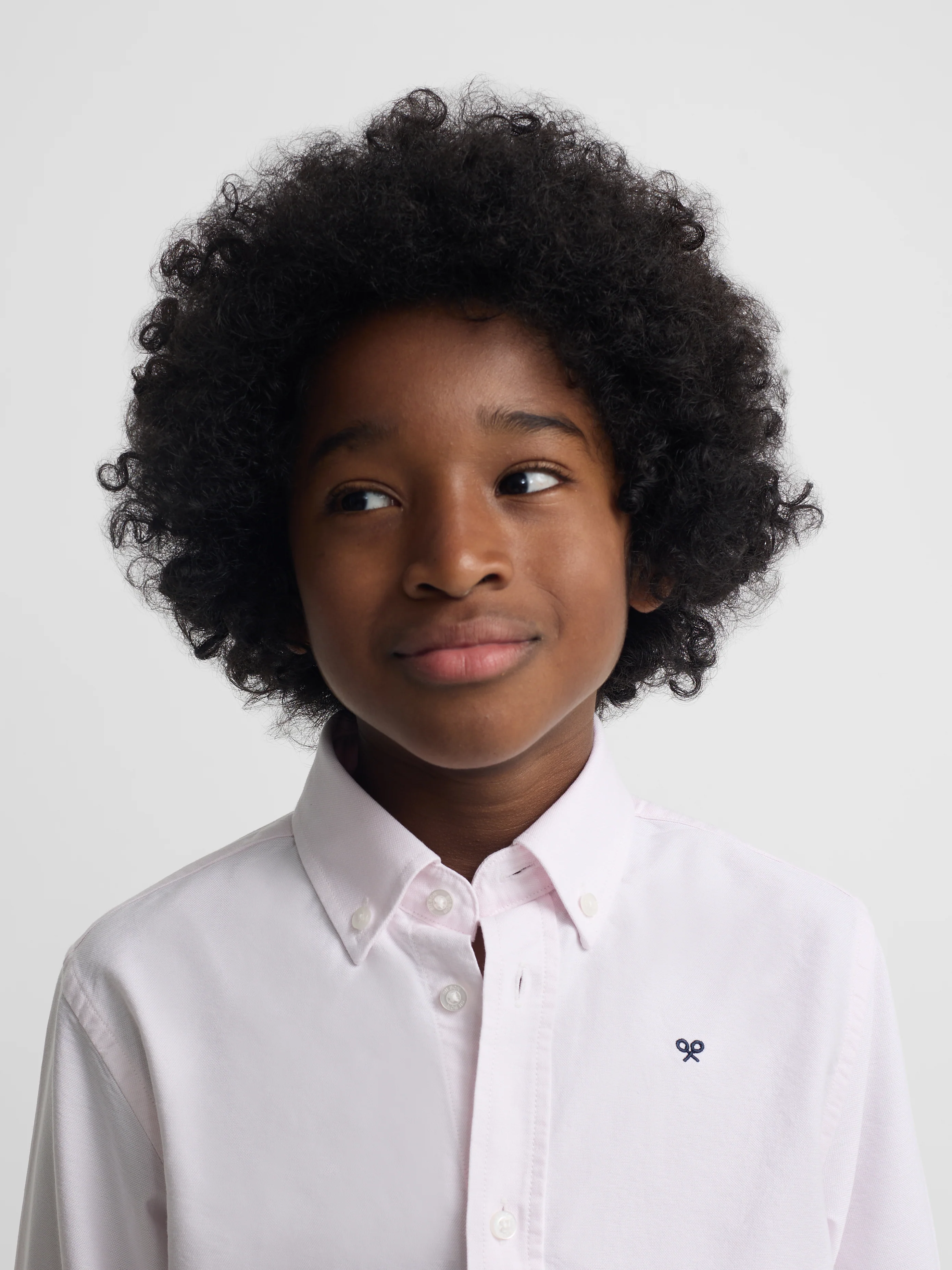 Camisa sport kids oxford rosa - Image 3