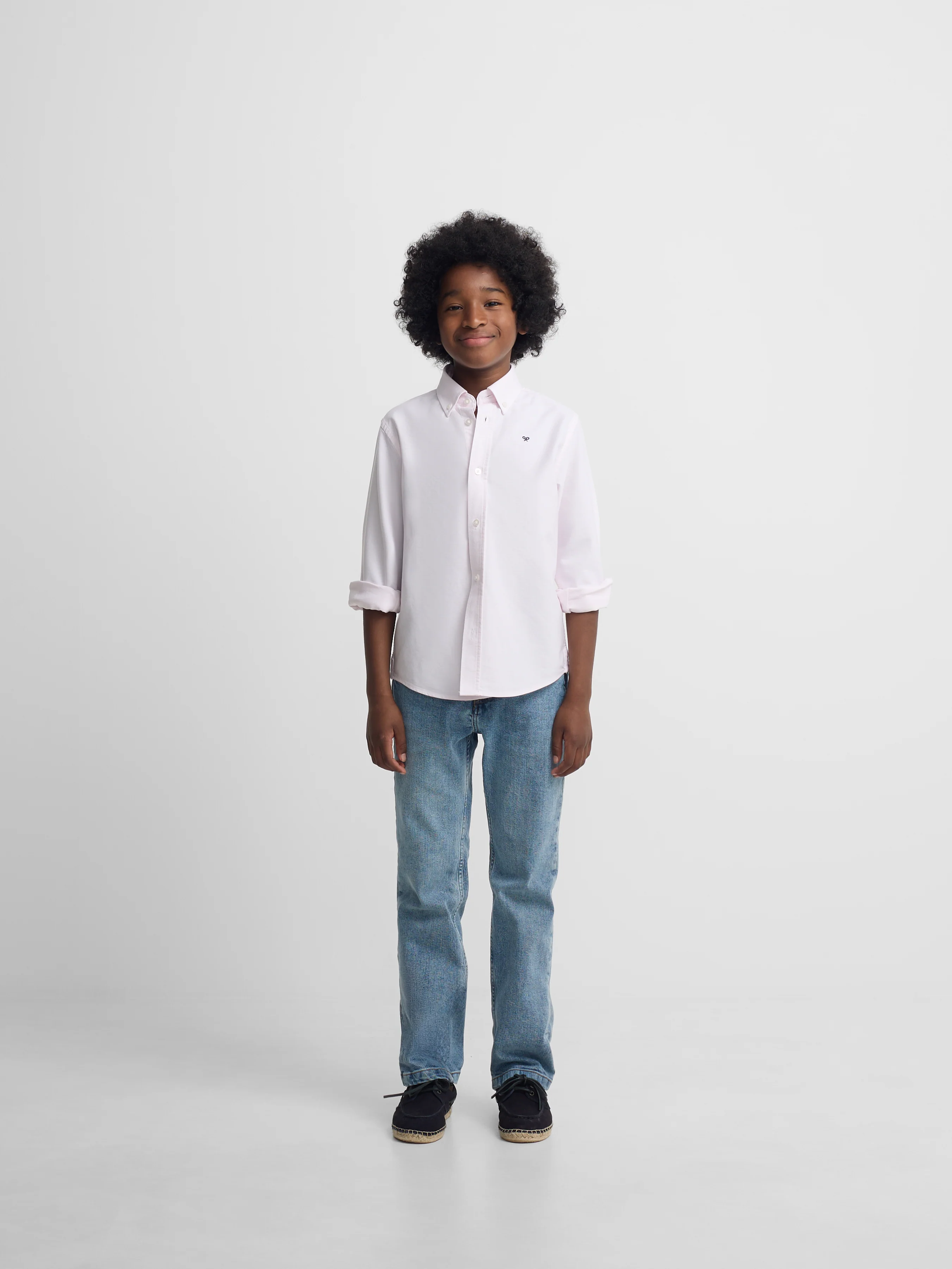 Camisa sport kids oxford rosa - Image 4