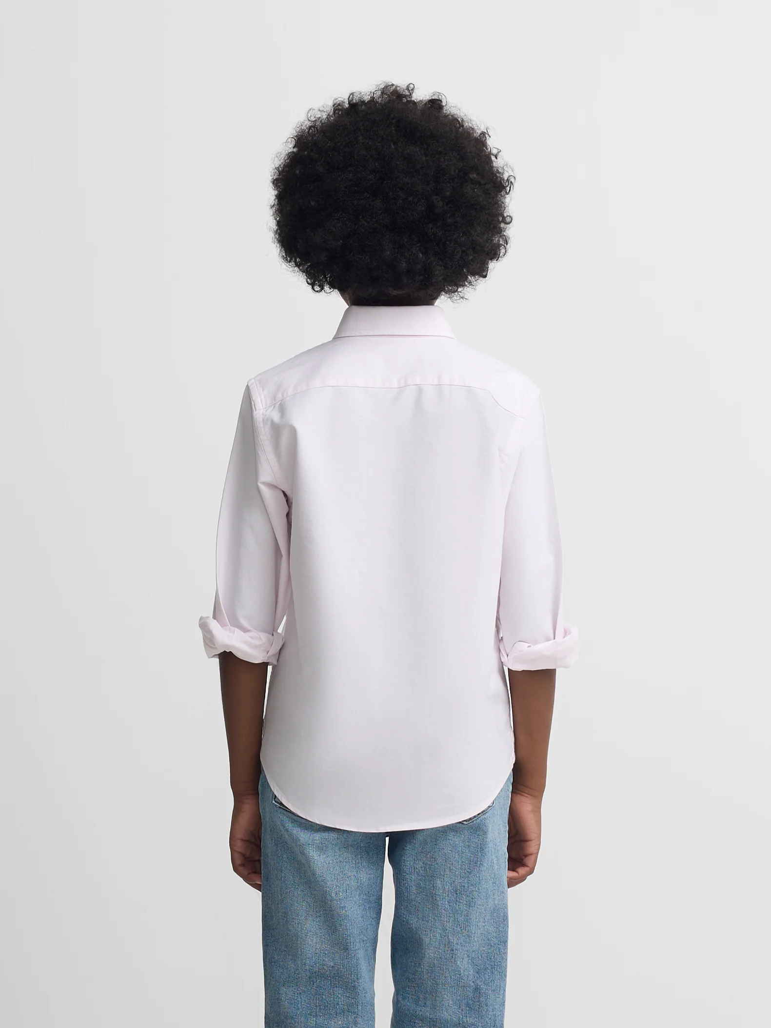 Camisa sport kids oxford rosa - Image 5