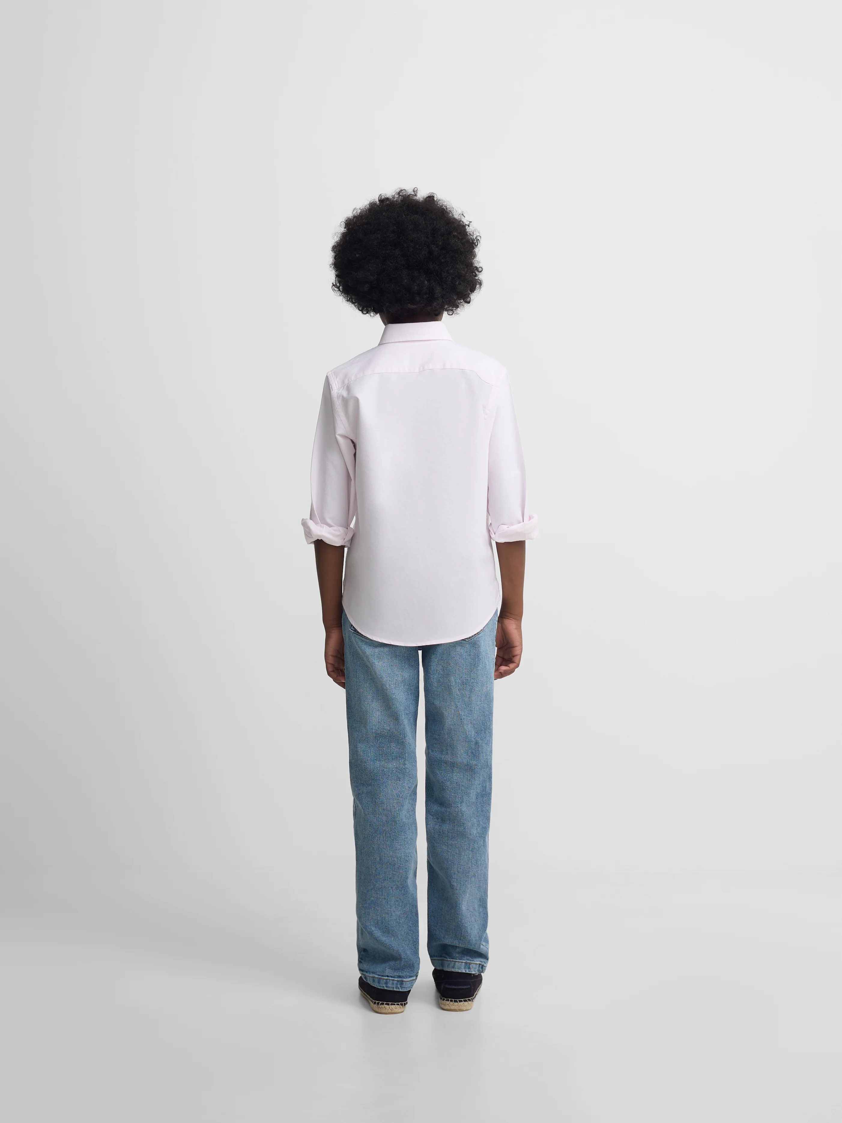 Camisa sport kids oxford rosa - Image 6