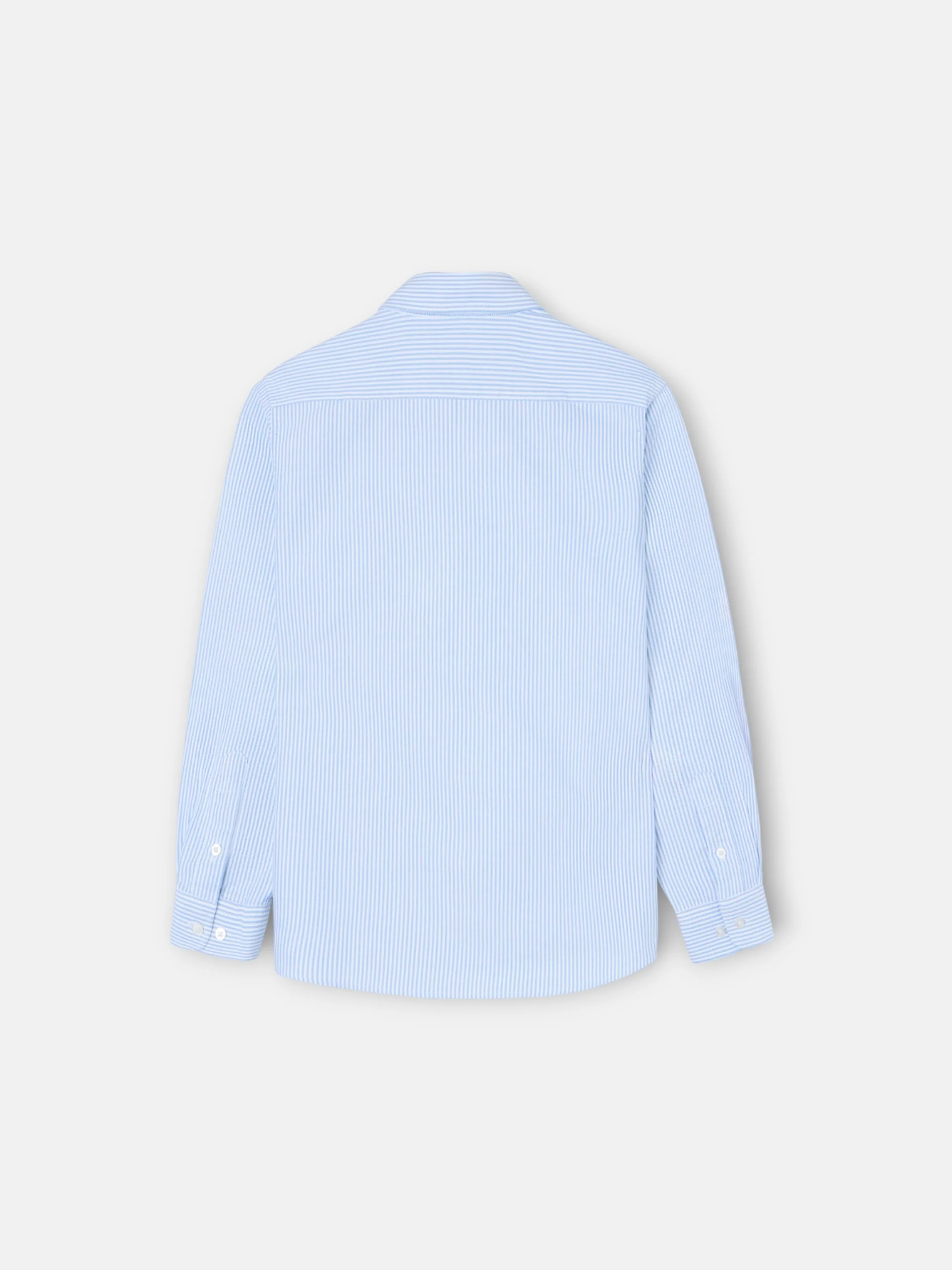 Camisa sport kids rayas oxford azul - Image 10