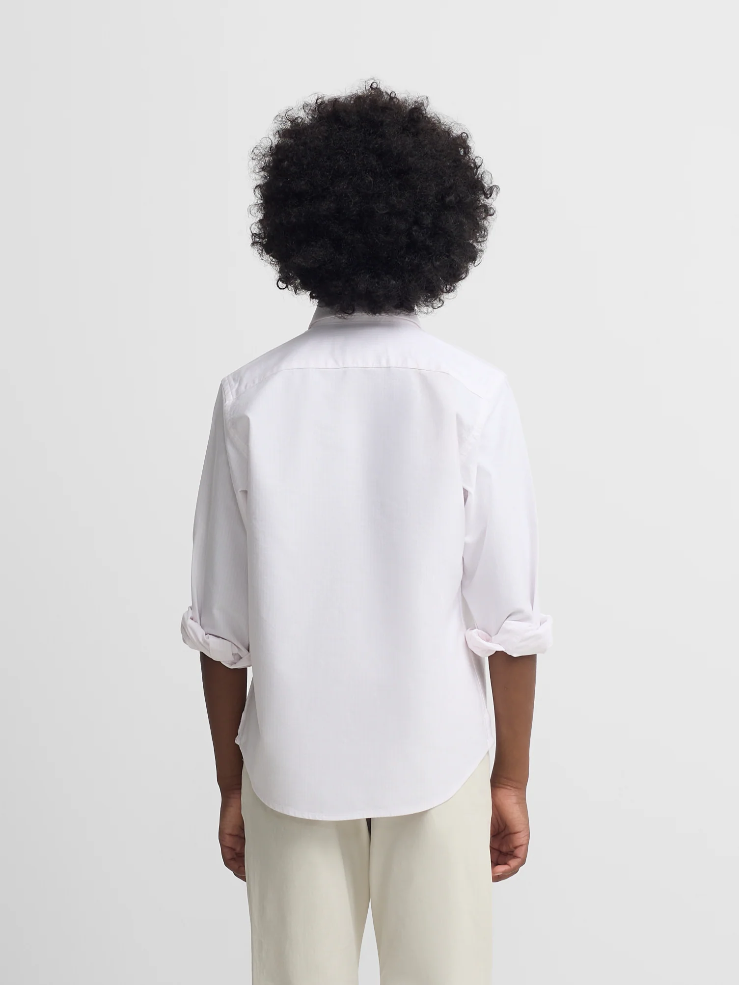 Camisa sport kids rayas oxford rosa - Image 3
