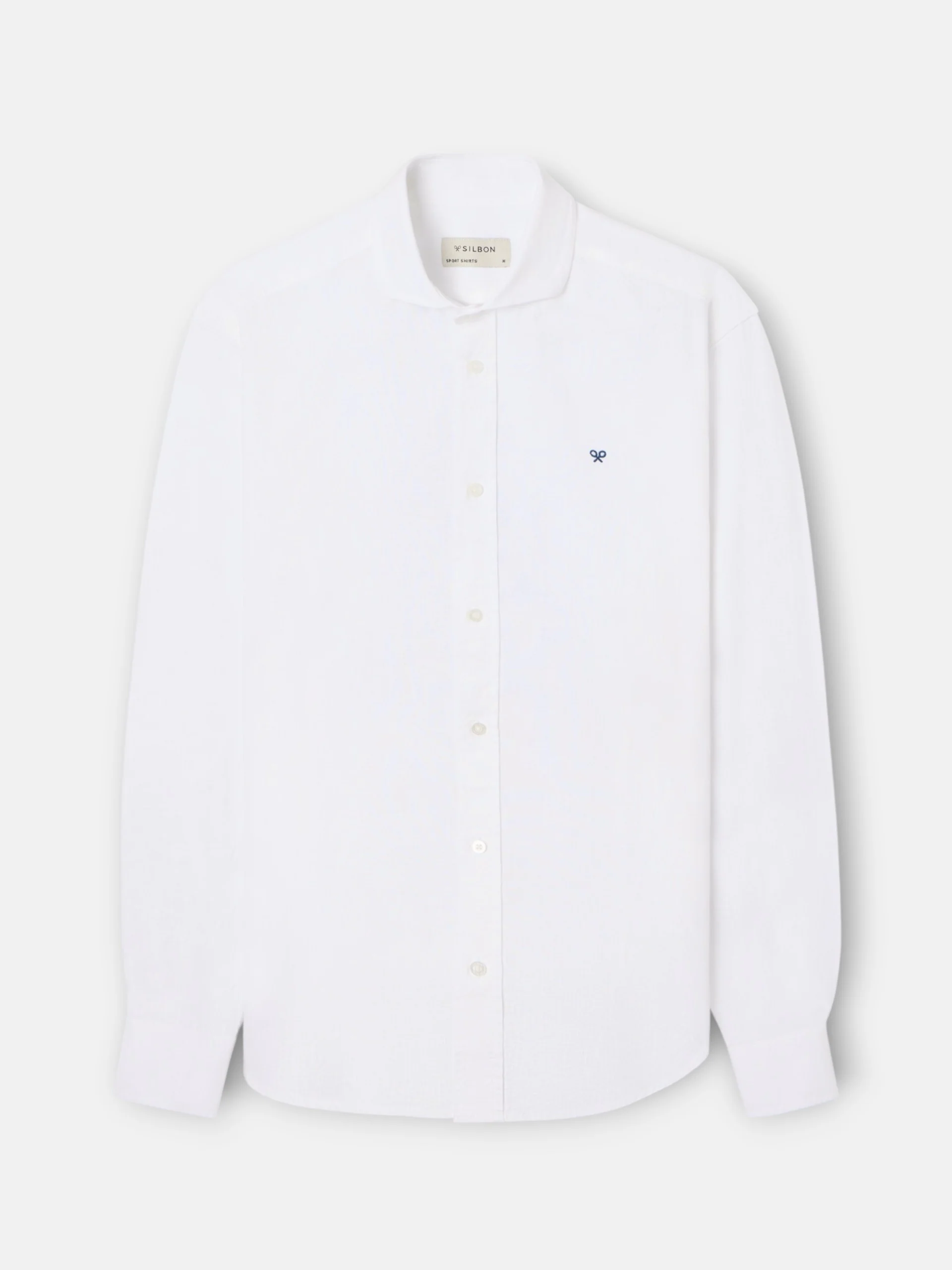 Camisa sport lino blanca - Image 5
