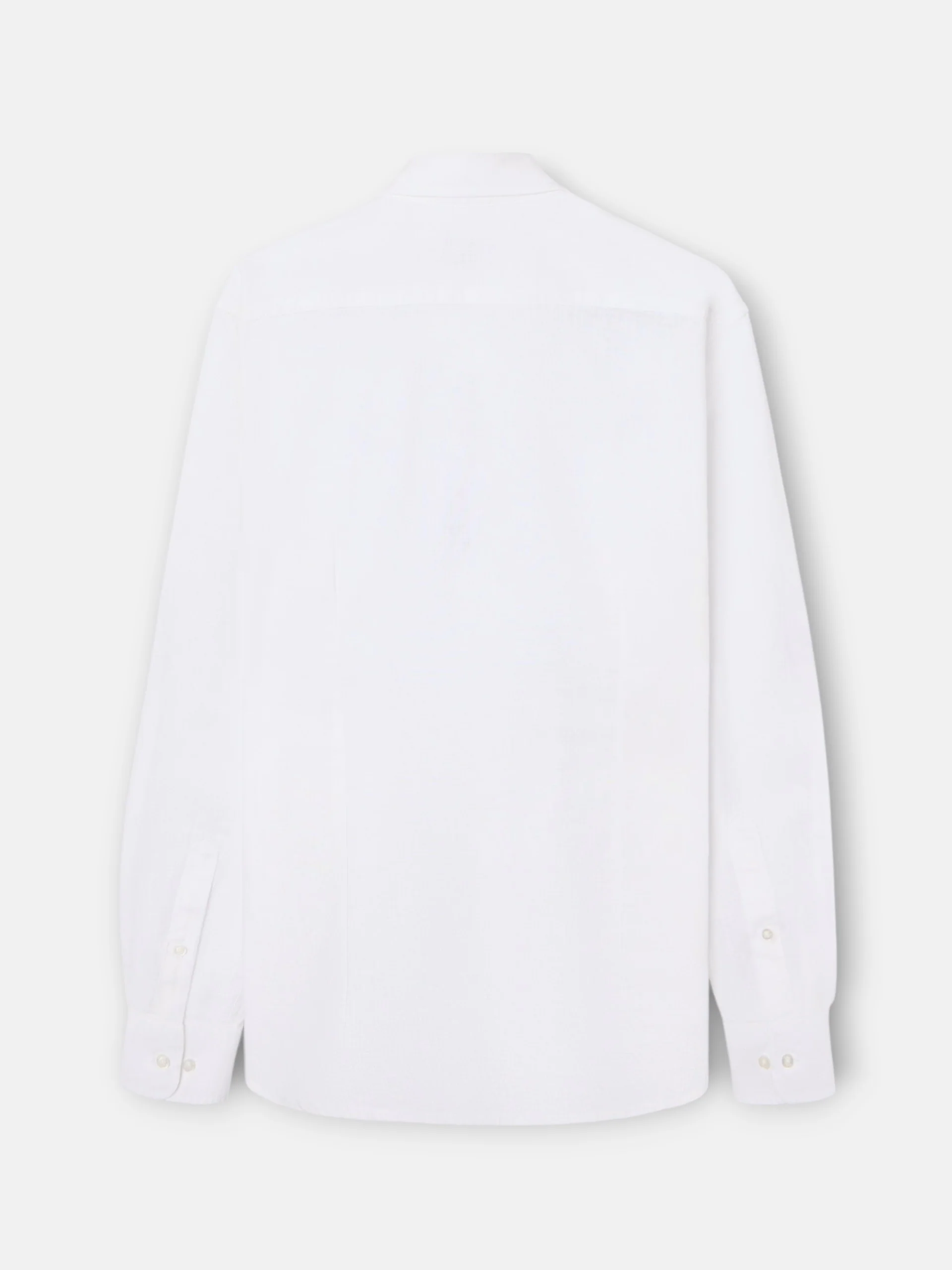 Camisa sport lino blanca - Image 8