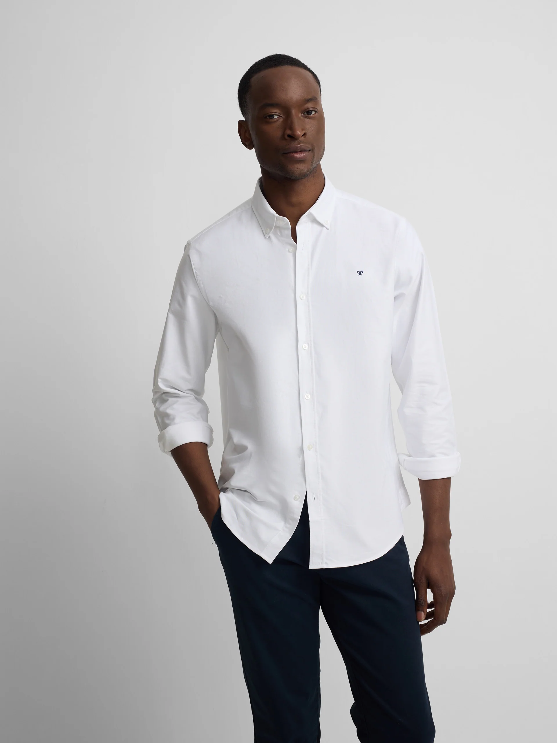 Camisa sport oxford blanca - Image 3