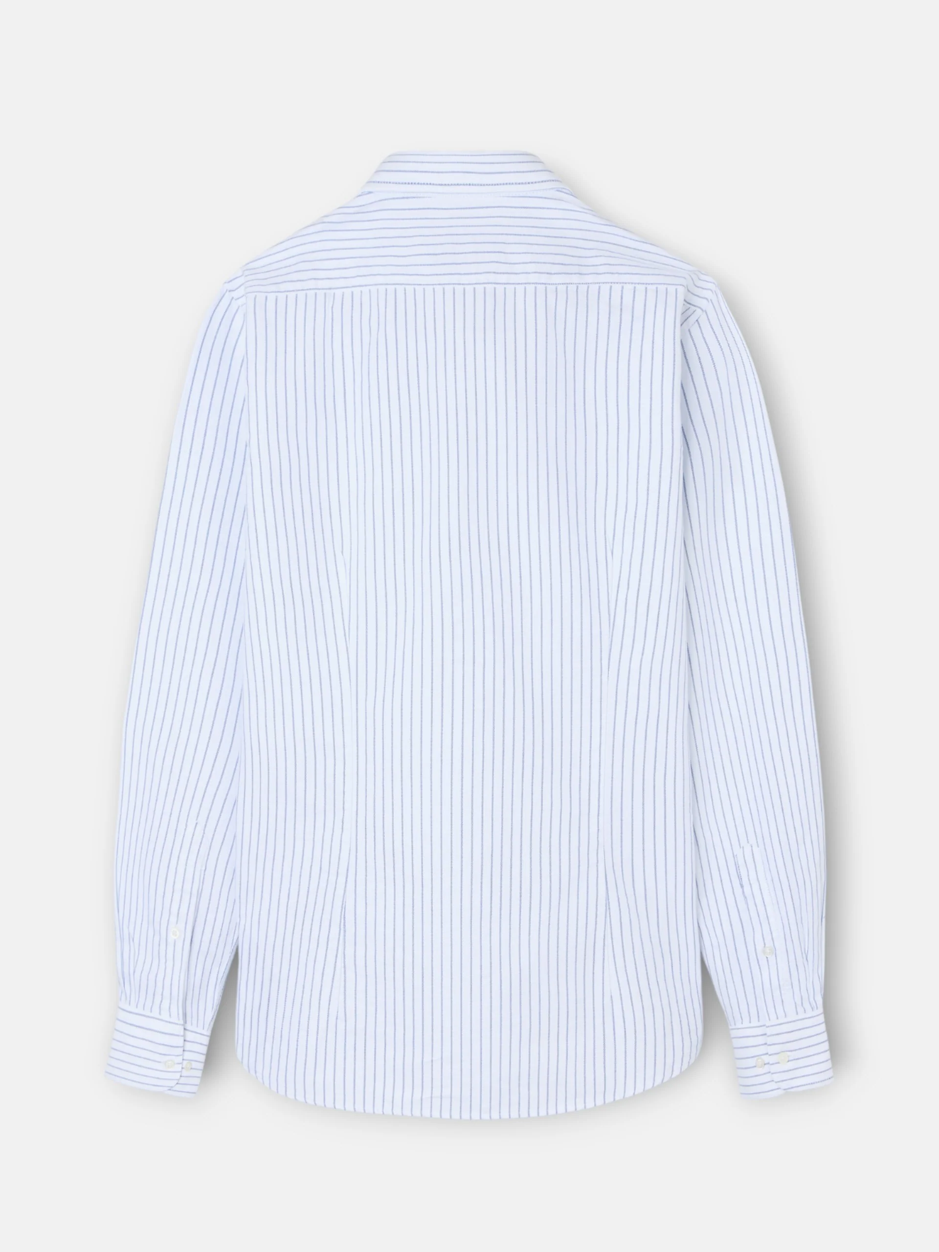 Camisa sport oxford blanca raya fina navy - Image 8