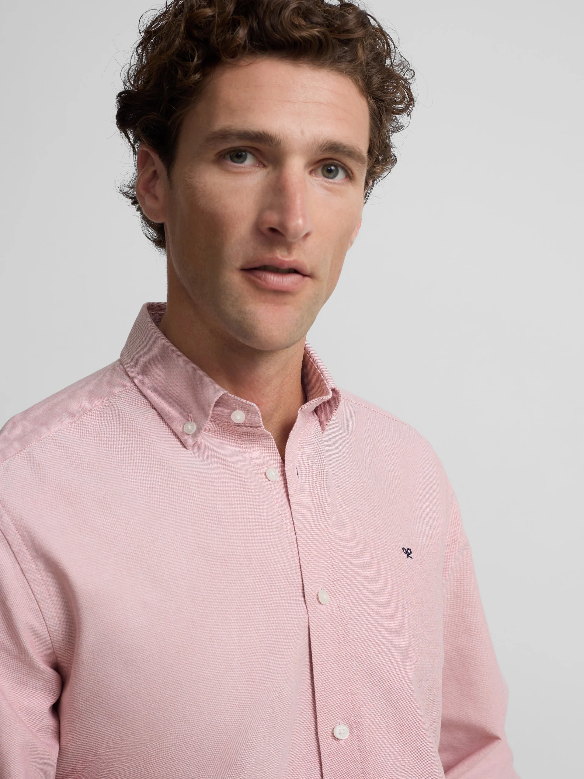 Camisa sport oxford coral - Image 3