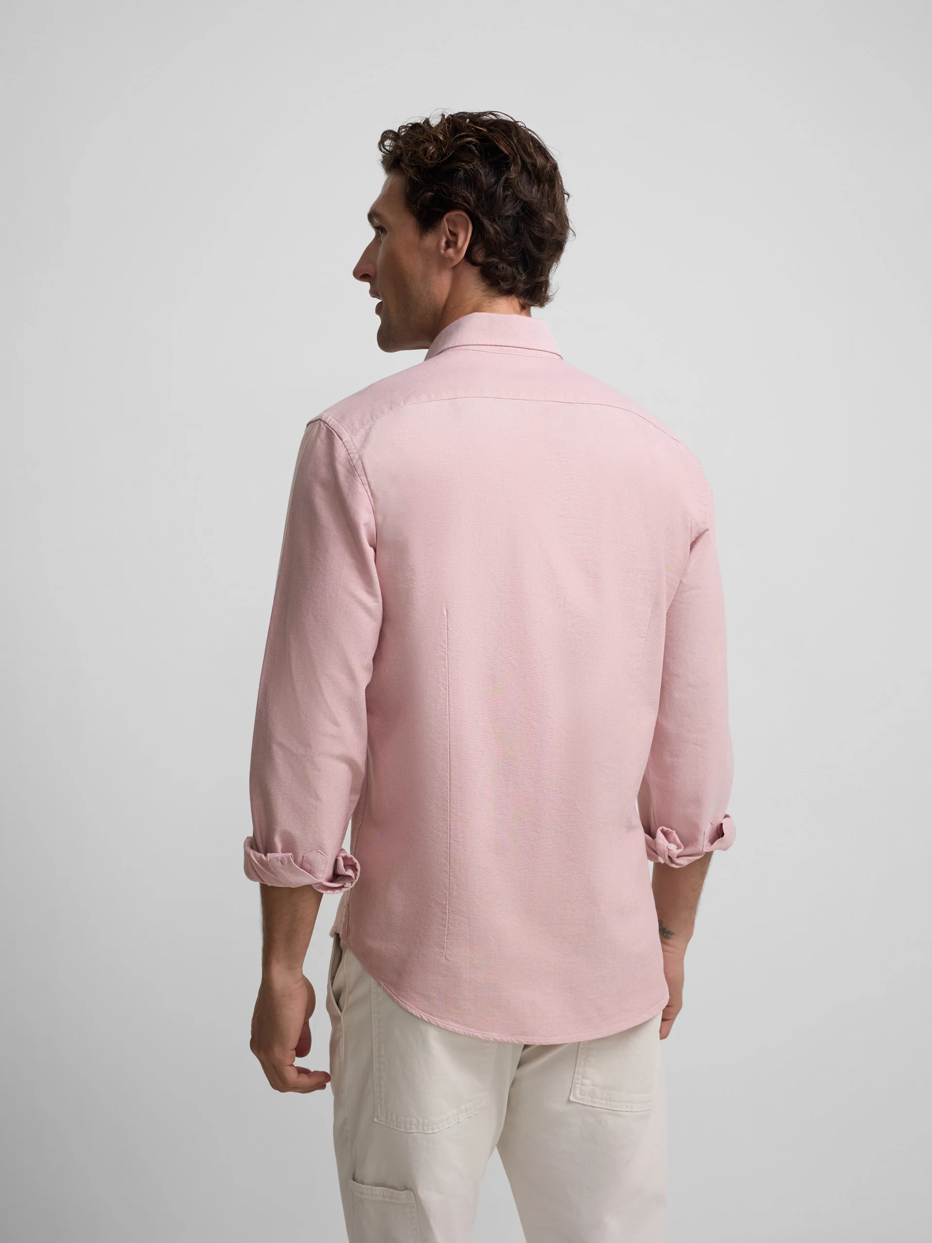 Camisa sport oxford coral - Image 4
