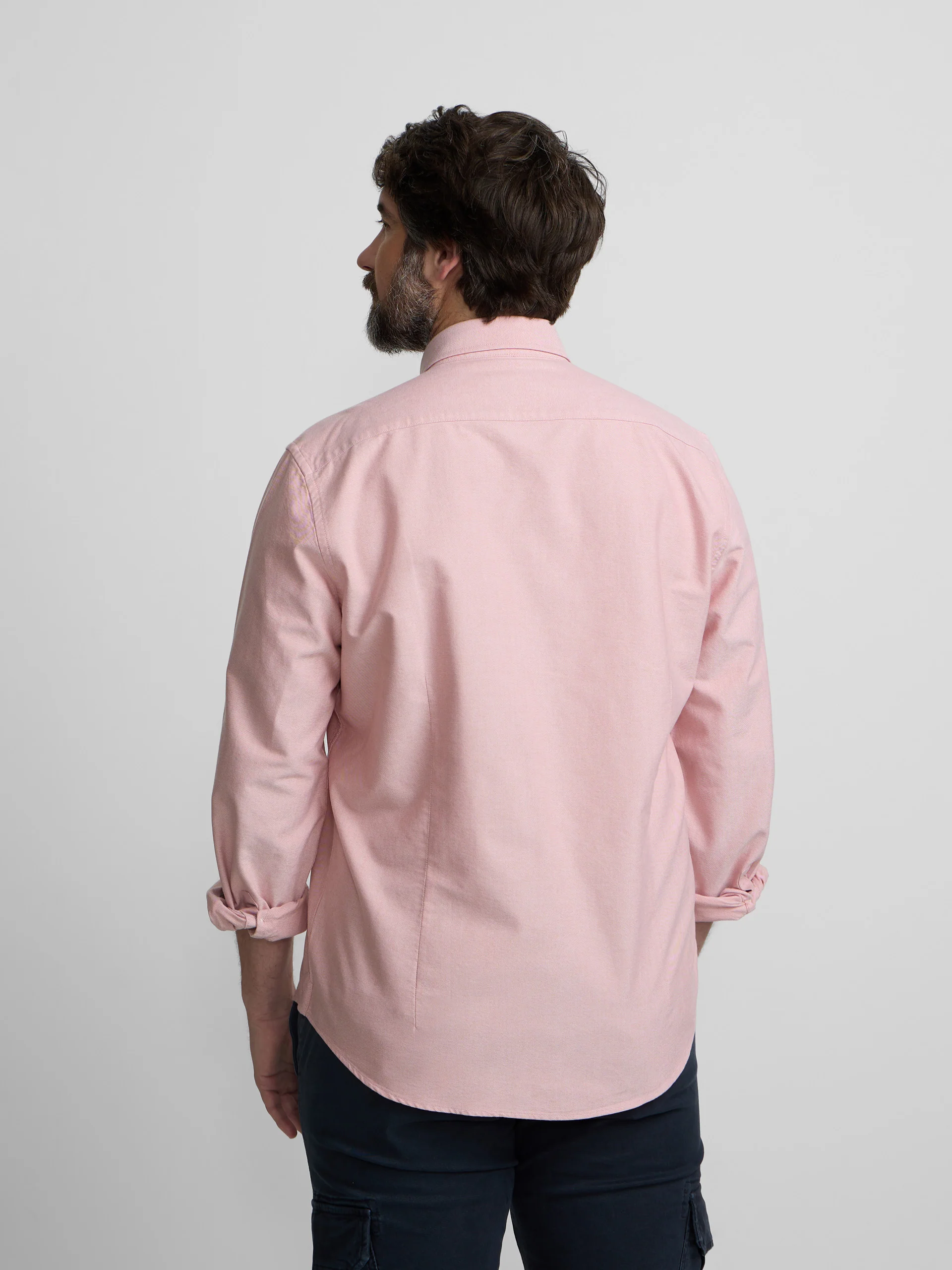 Camisa sport oxford coral - Image 9
