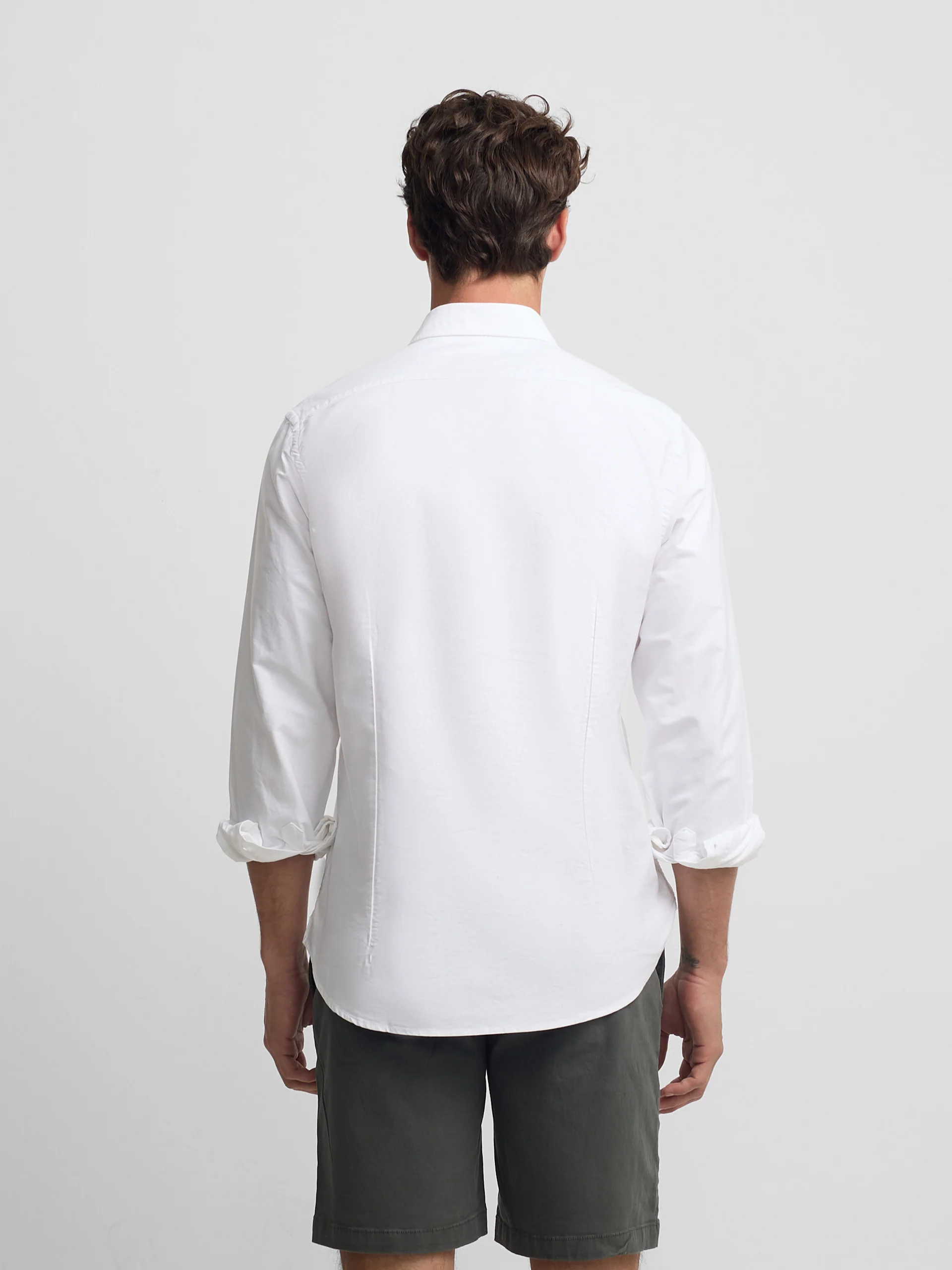 Camisa sport oxford cutaway blanca - Image 3