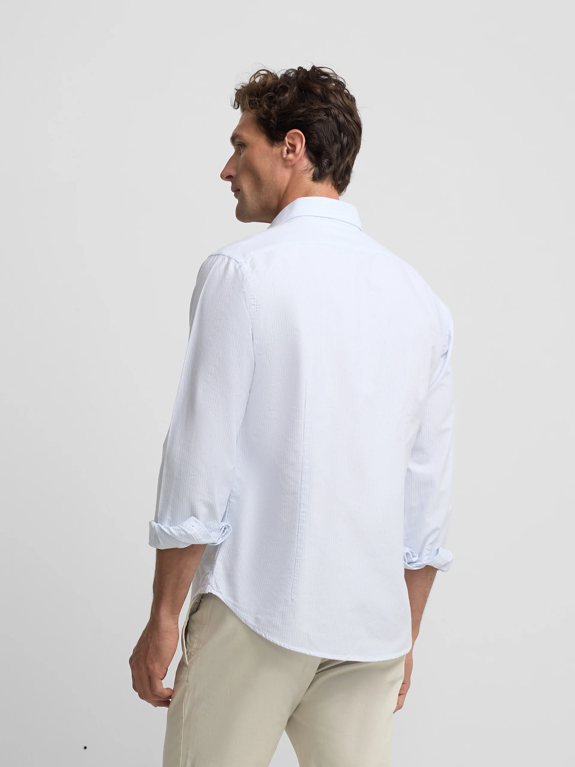 Camisa sport oxford cutaway raya celeste - Image 3