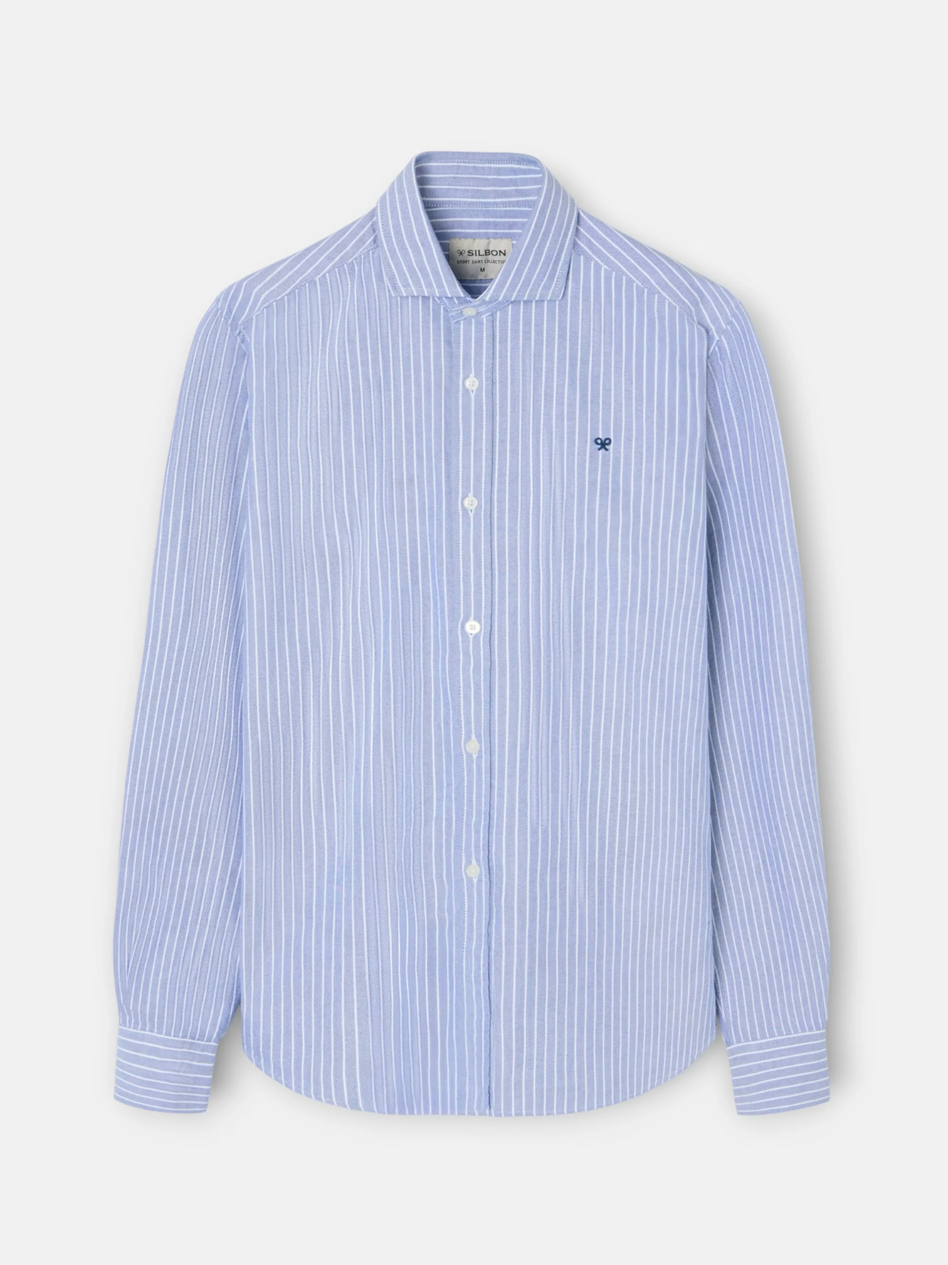 Camisa sport oxford navy raya fina blanca - Image 6