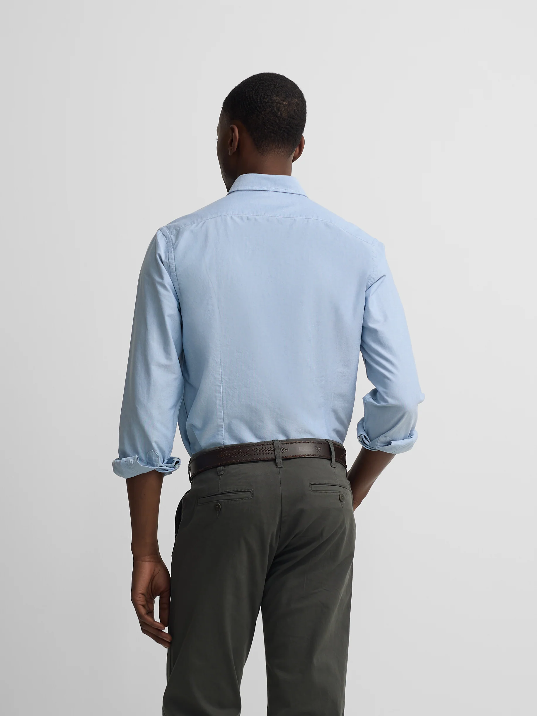 Camisa sport oxford raqueta azul medio - Image 6