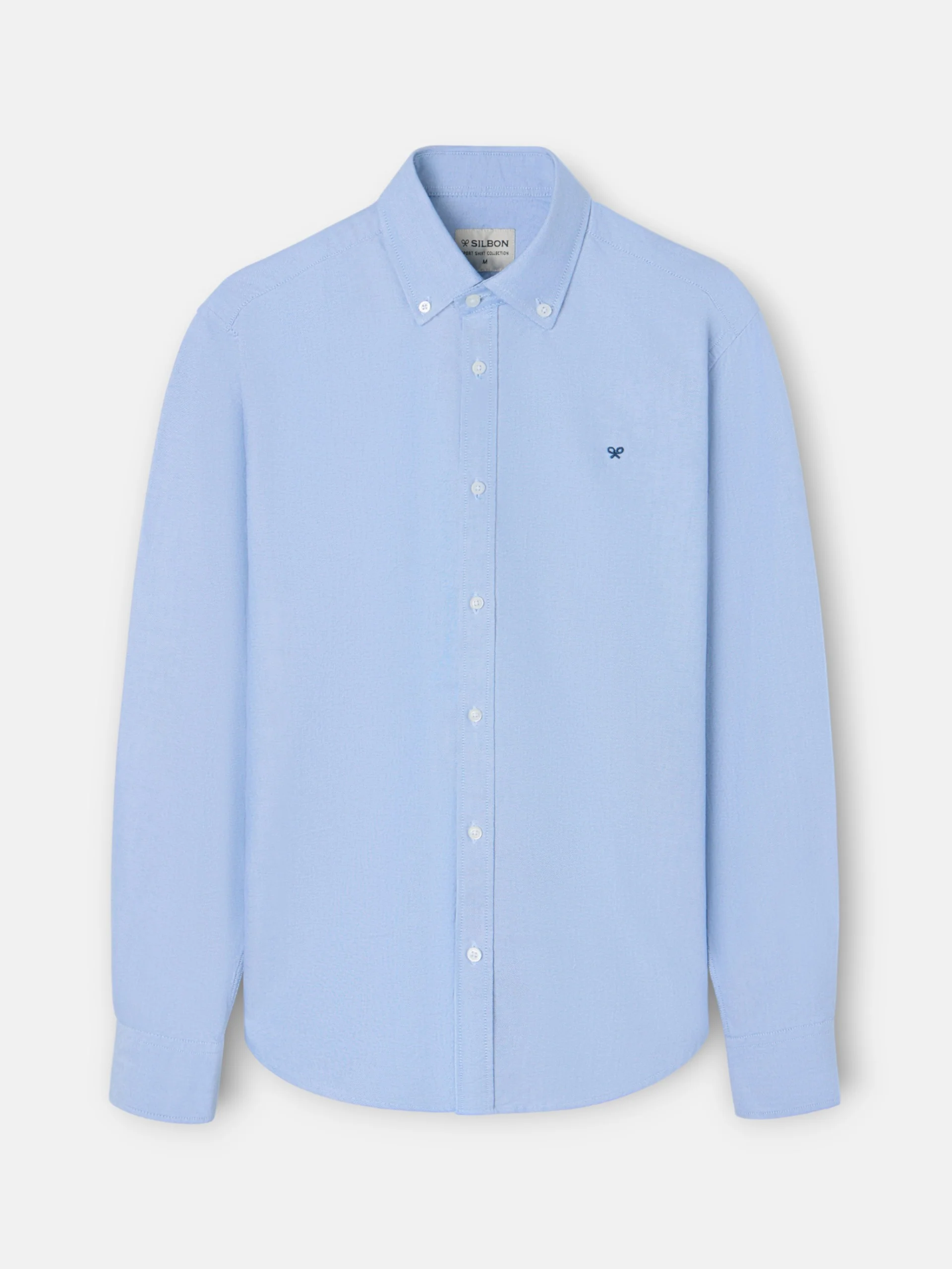Camisa sport oxford raqueta azul medio - Image 7