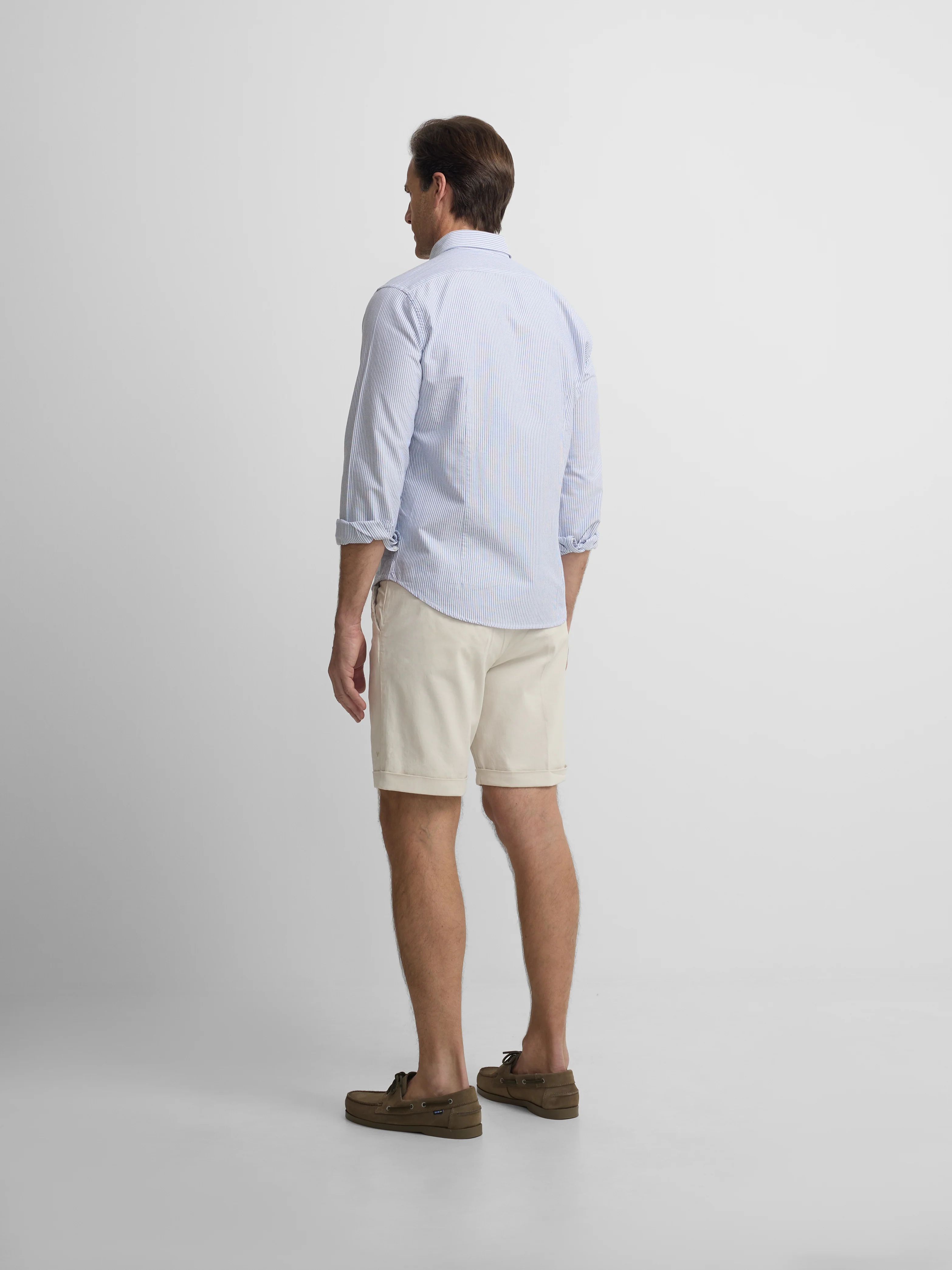 Camisa sport oxford raqueta rayas navy - Image 7